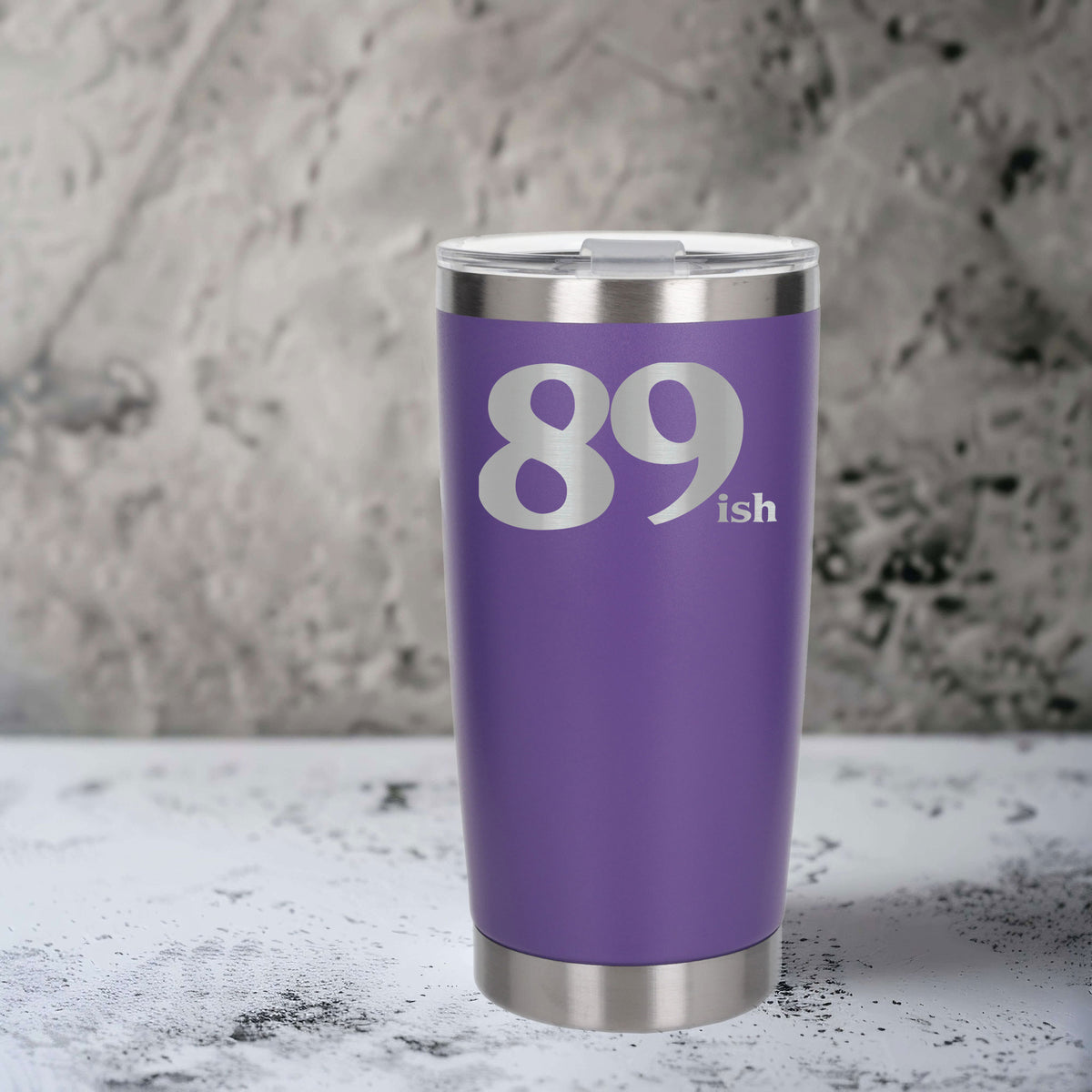 Purple Thermal Metal Coffee Cup