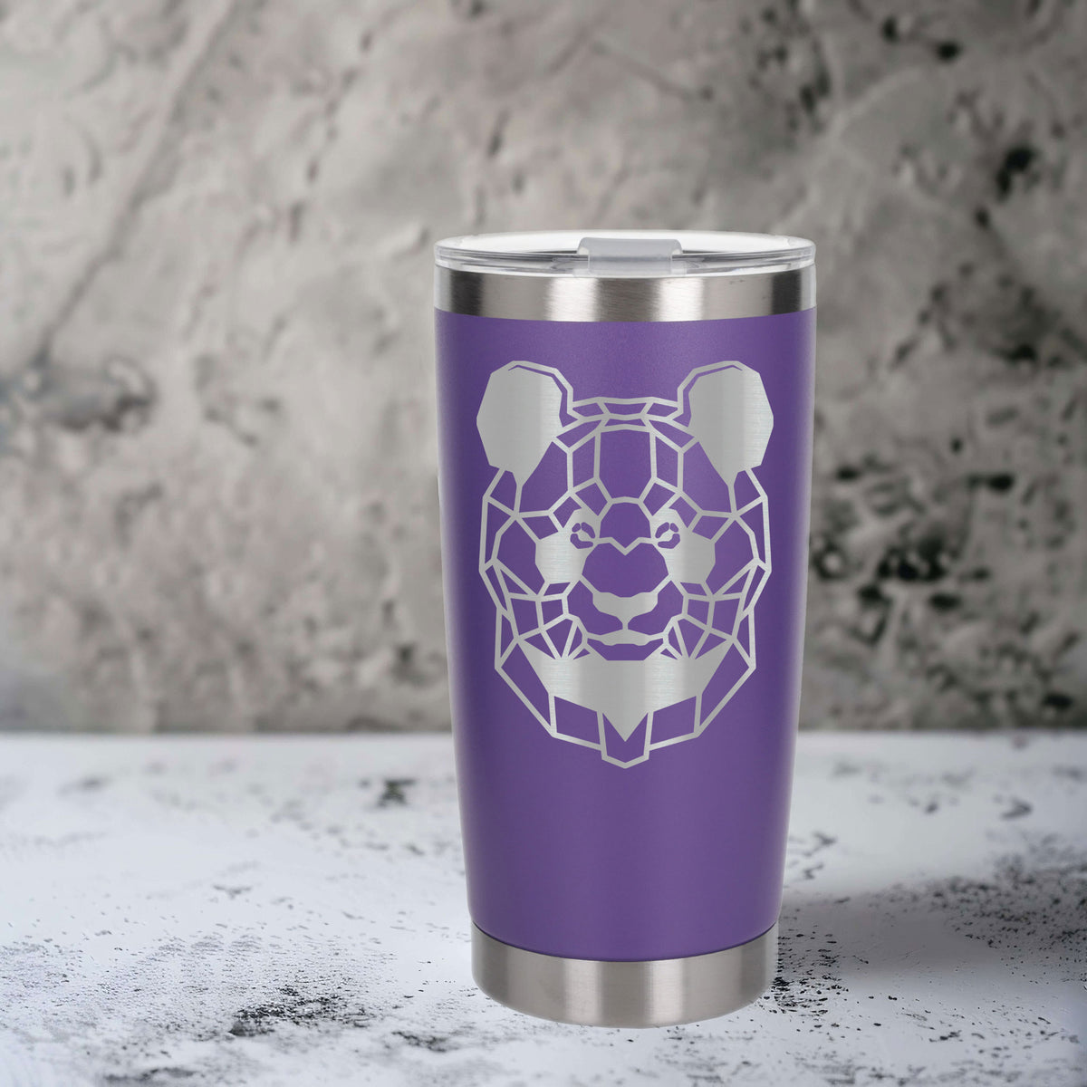 Purple Thermal Metal Coffee Cup