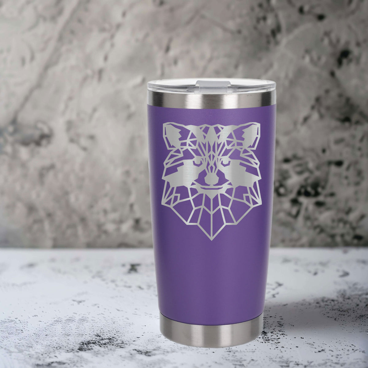 Purple Thermal Metal Coffee Cup