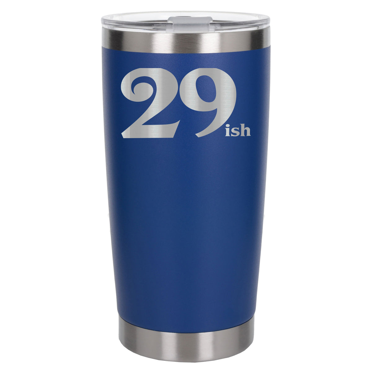 Dark Blue Thermal Metal Coffee Cup