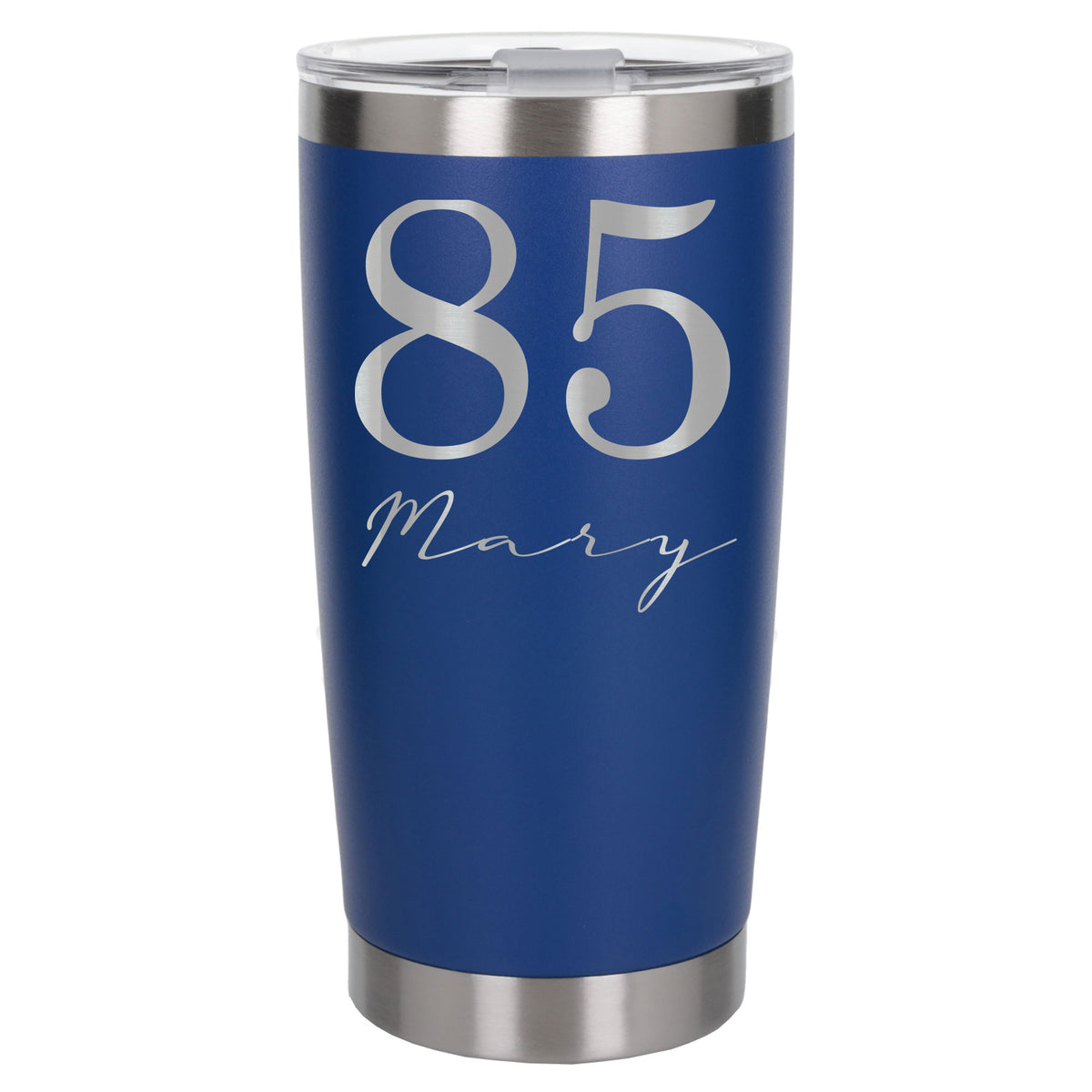 Dark Blue Thermal Metal Coffee Cup