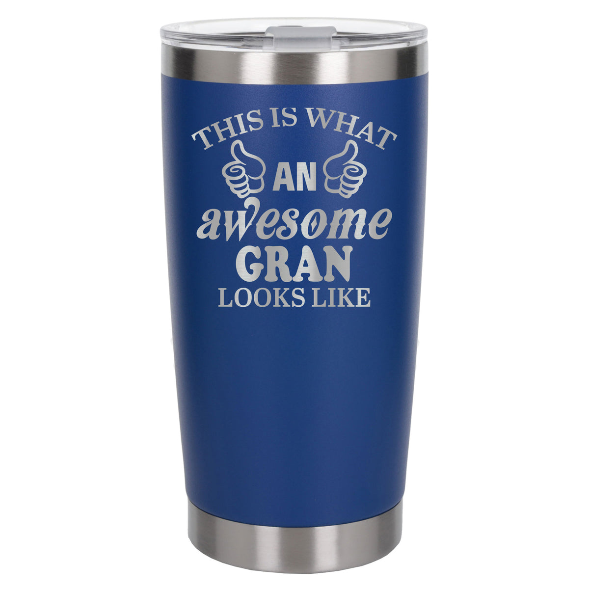 Dark Blue Thermal Metal Coffee Cup