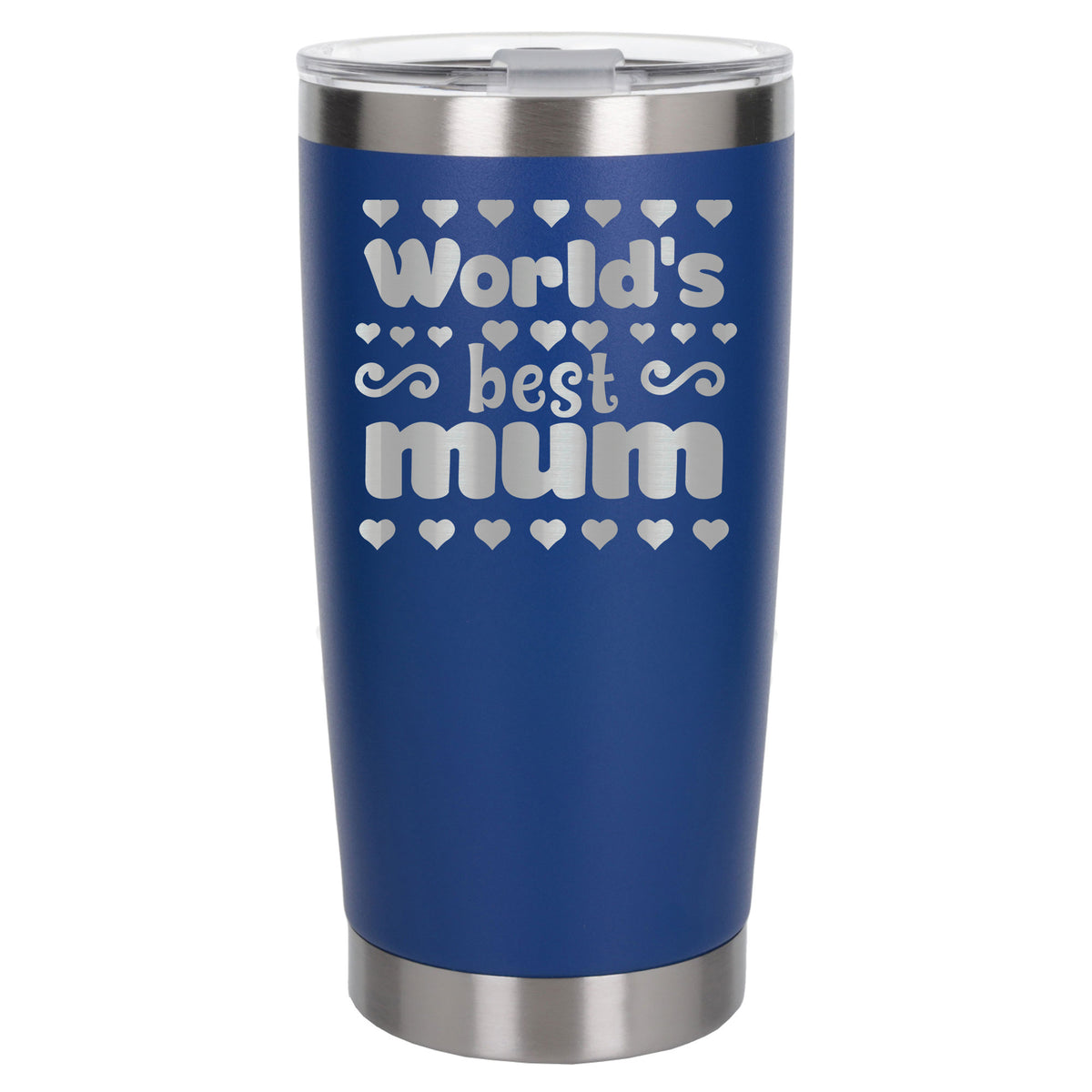 Dark Blue Thermal Metal Coffee Cup
