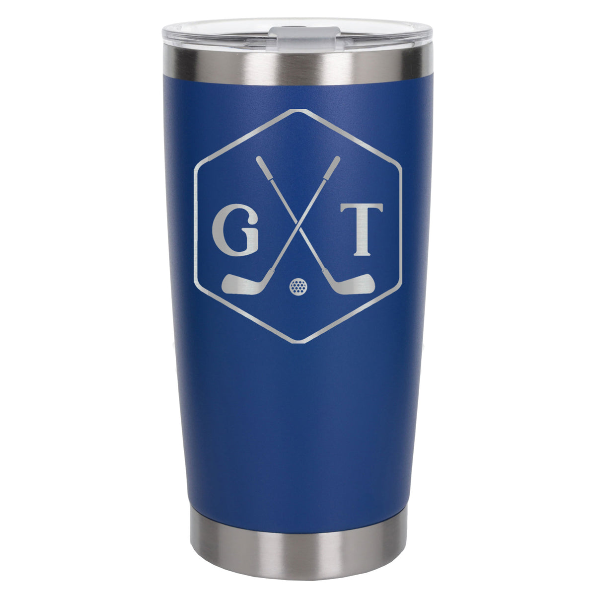 Dark Blue Thermal Metal Coffee Cup