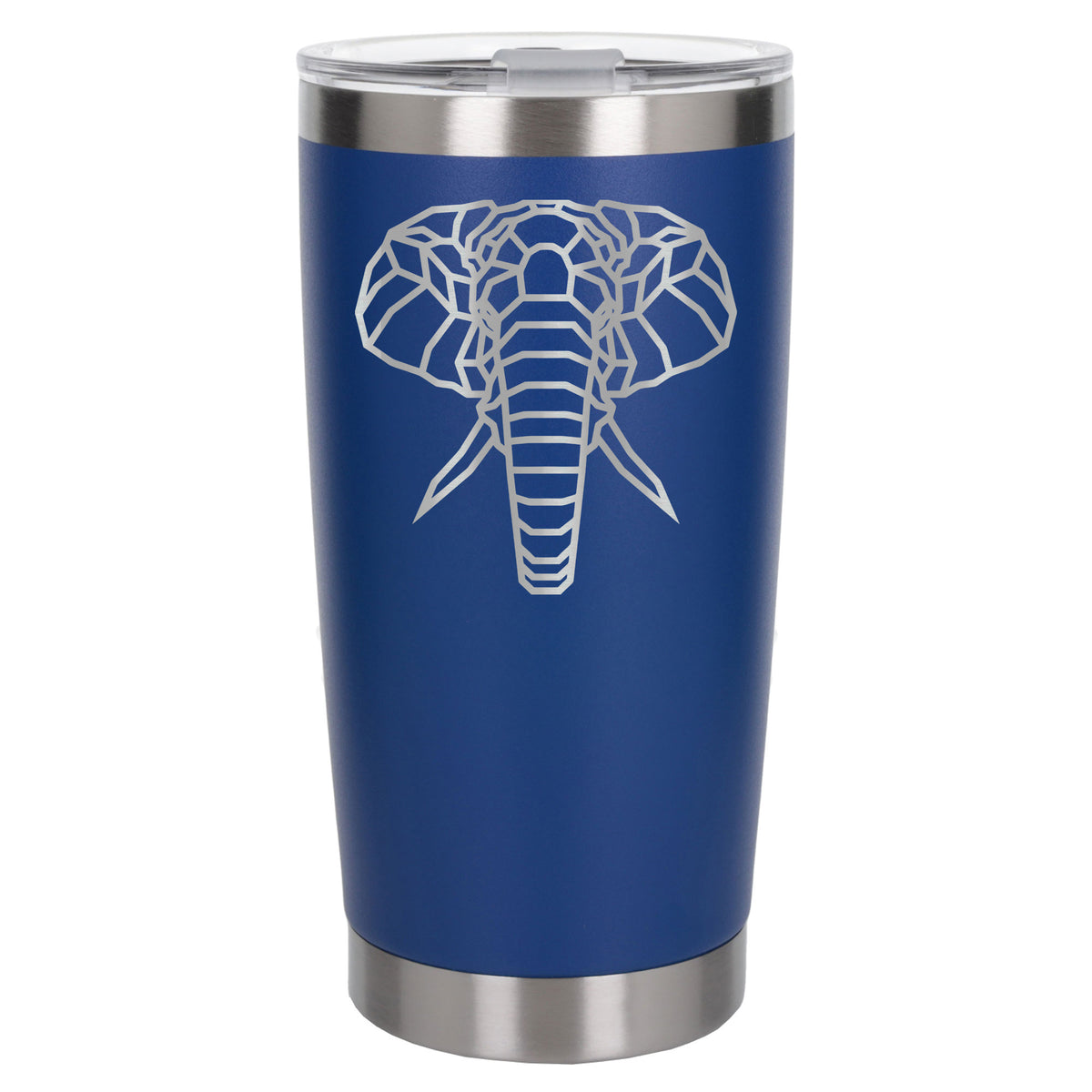 Dark Blue Thermal Metal Coffee Cup