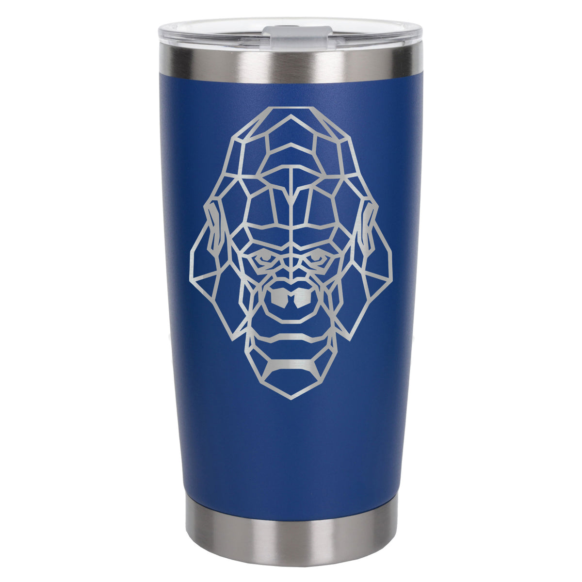Dark Blue Thermal Metal Coffee Cup