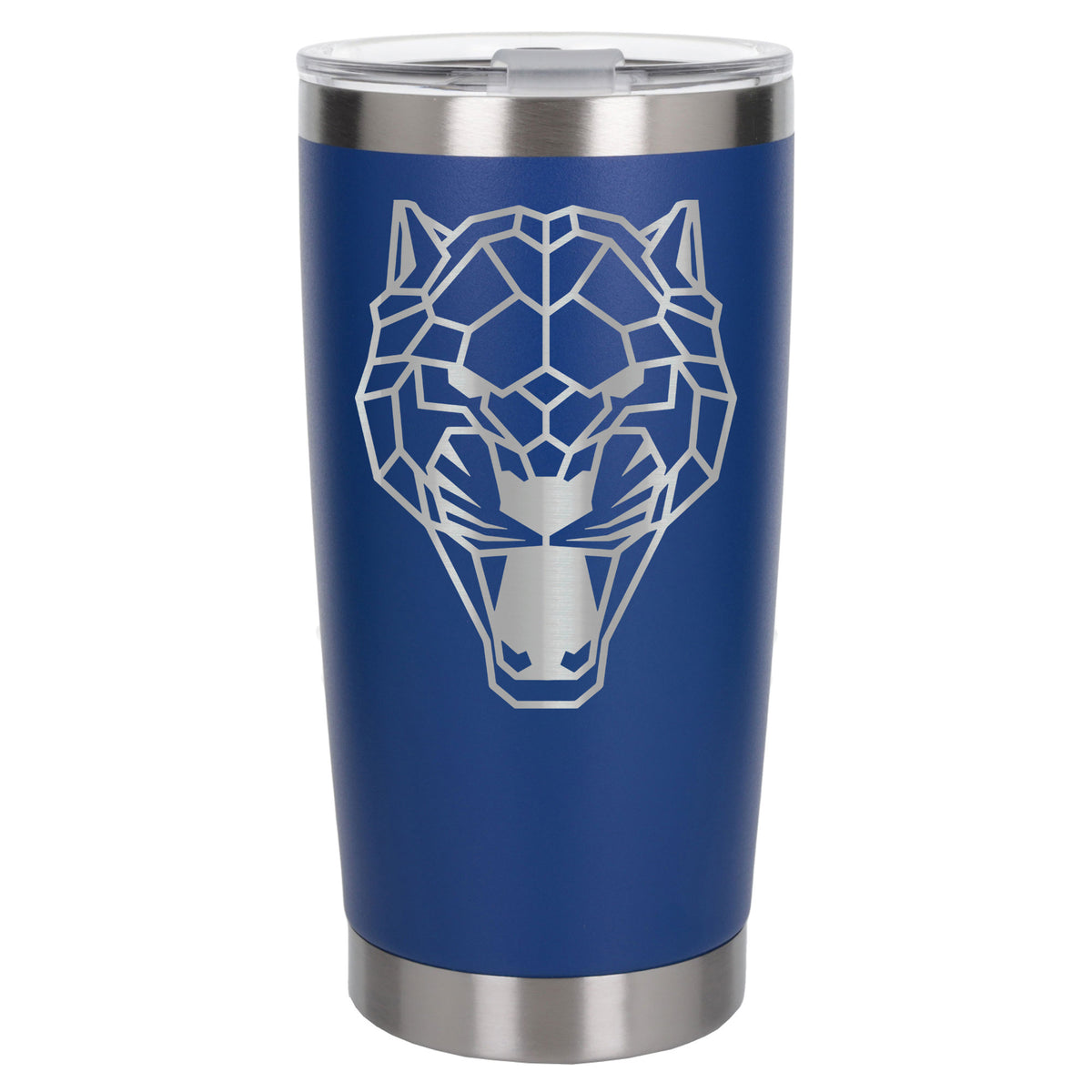 Dark Blue Thermal Metal Coffee Cup