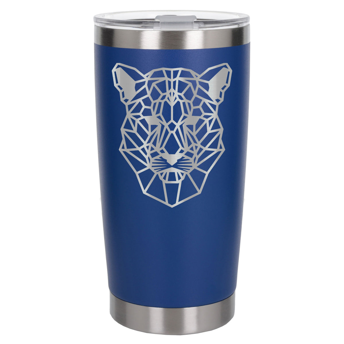 Dark Blue Thermal Metal Coffee Cup