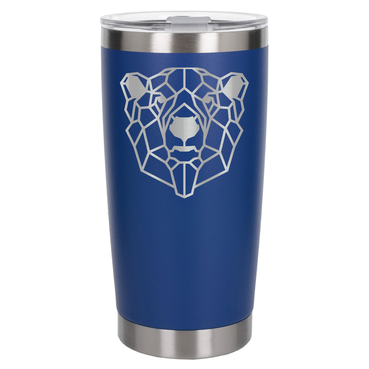 Dark Blue Thermal Metal Coffee Cup