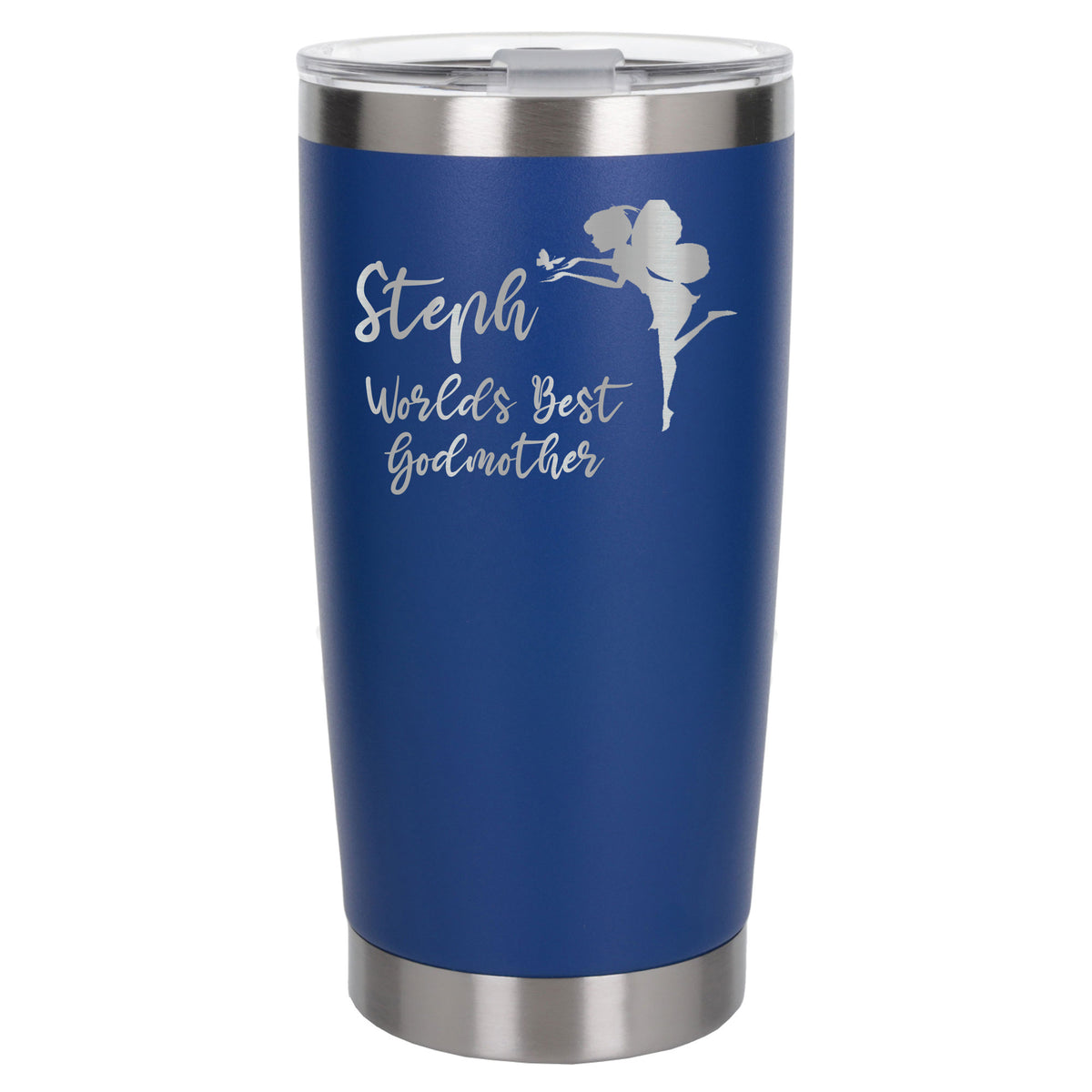 Dark Blue Thermal Metal Coffee Cup