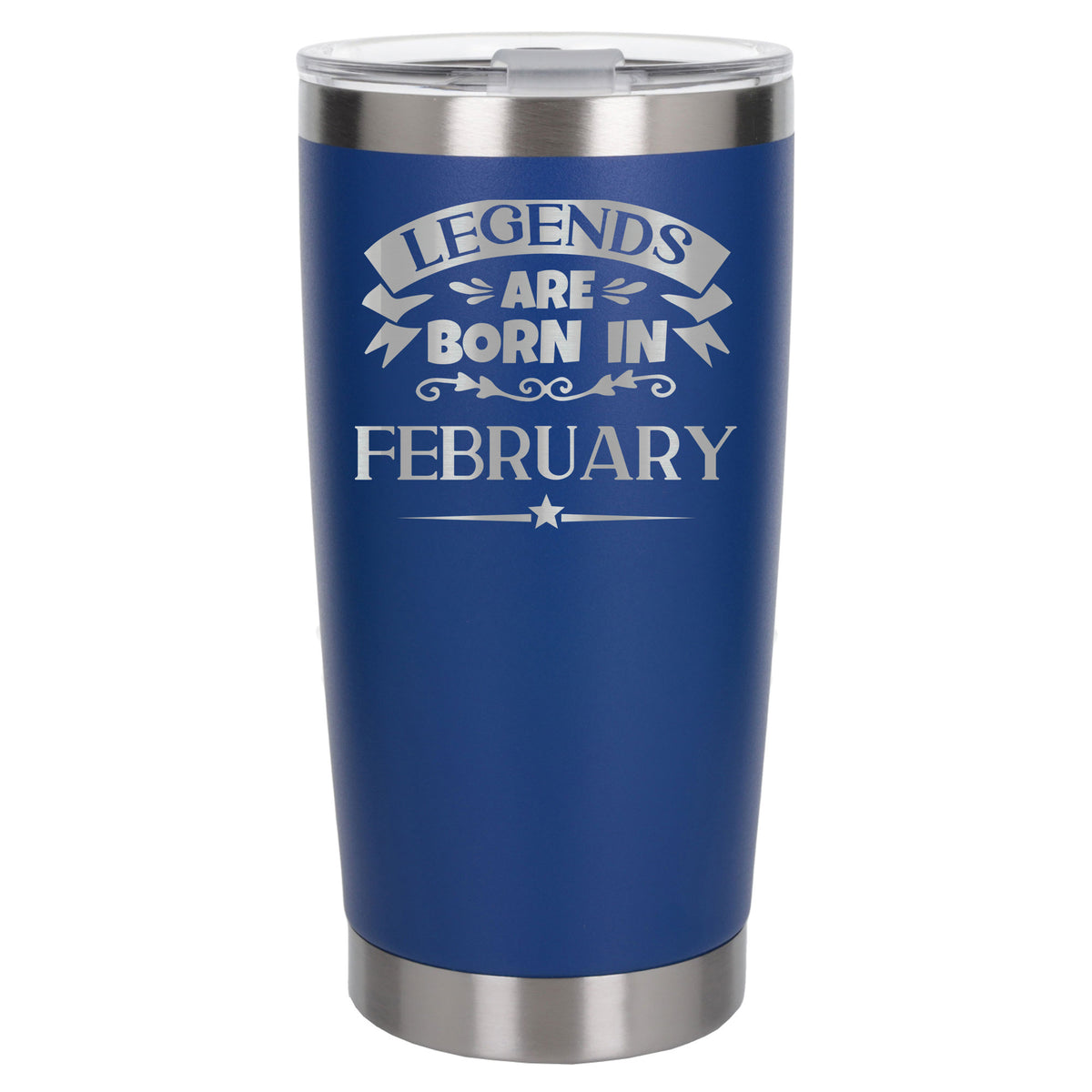 Dark Blue Thermal Metal Coffee Cup