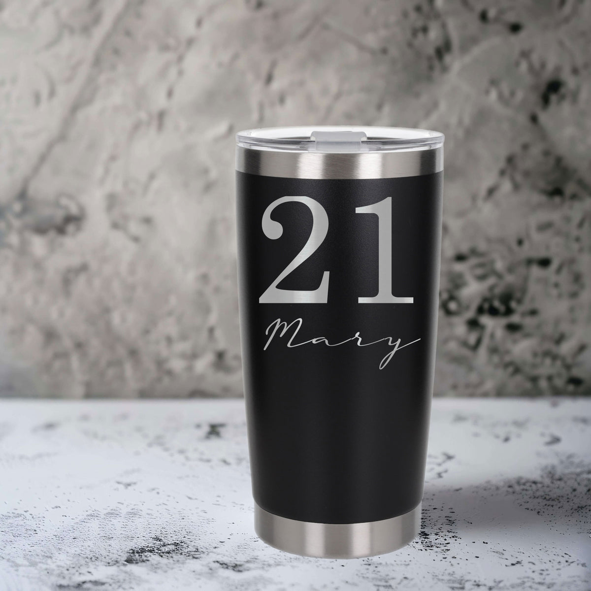 Black Thermal Metal Coffee Cup