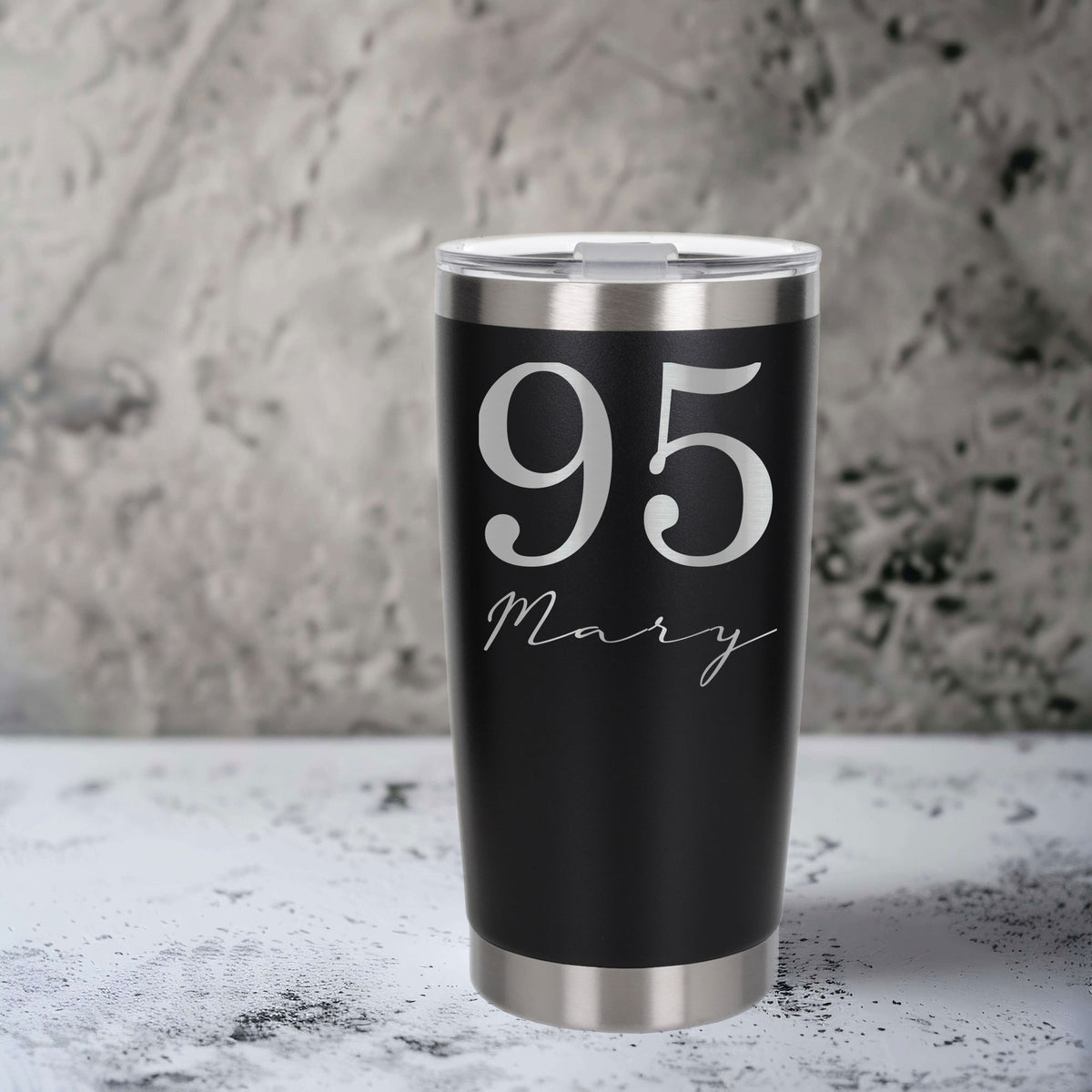 Black Thermal Metal Coffee Cup