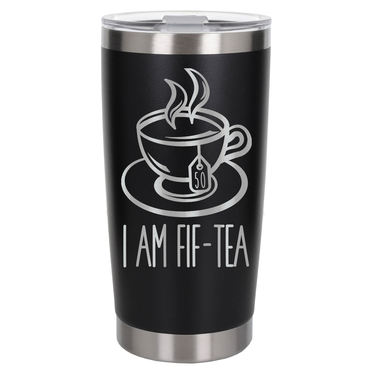 Black Thermal Metal Coffee Cup