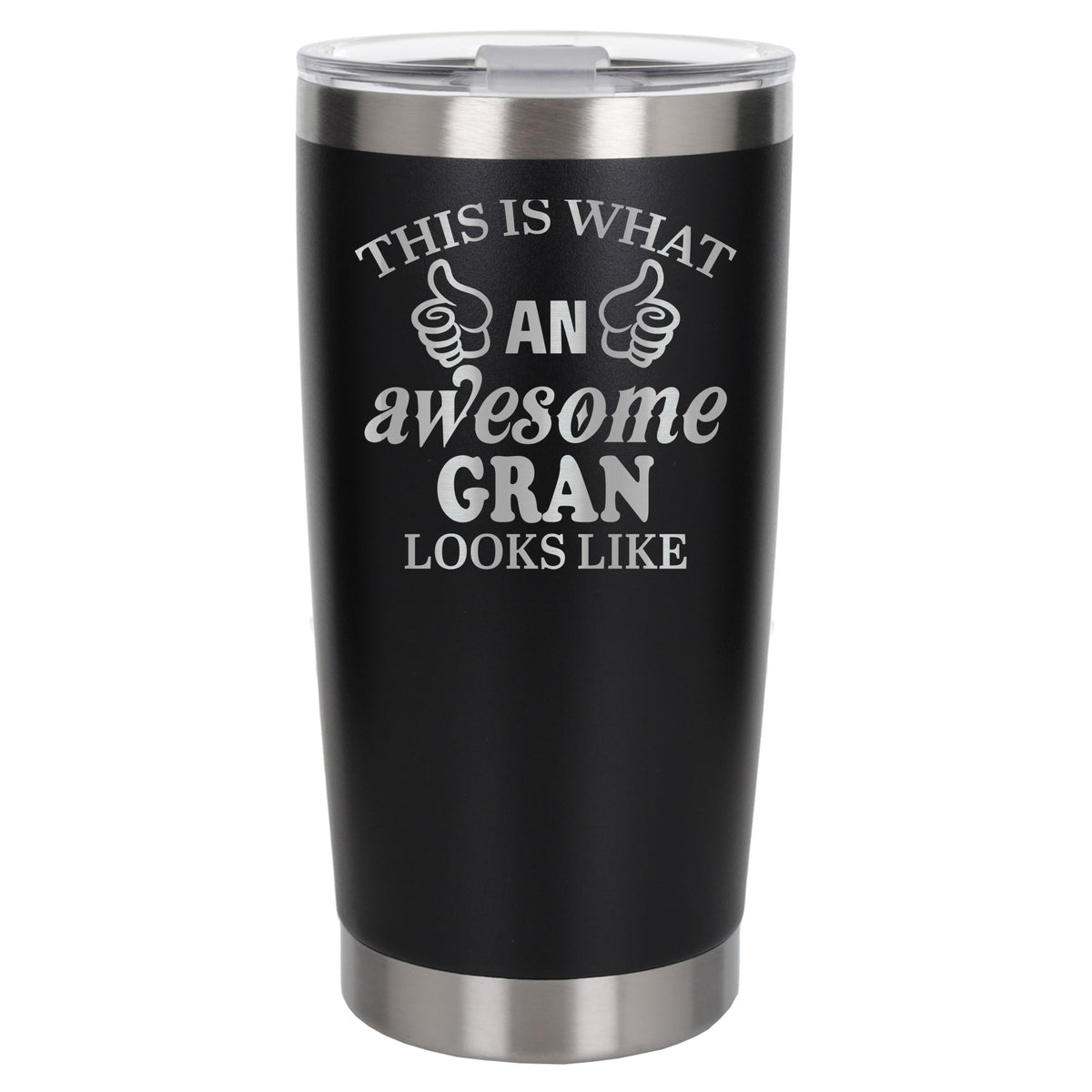 Black Thermal Metal Coffee Cup