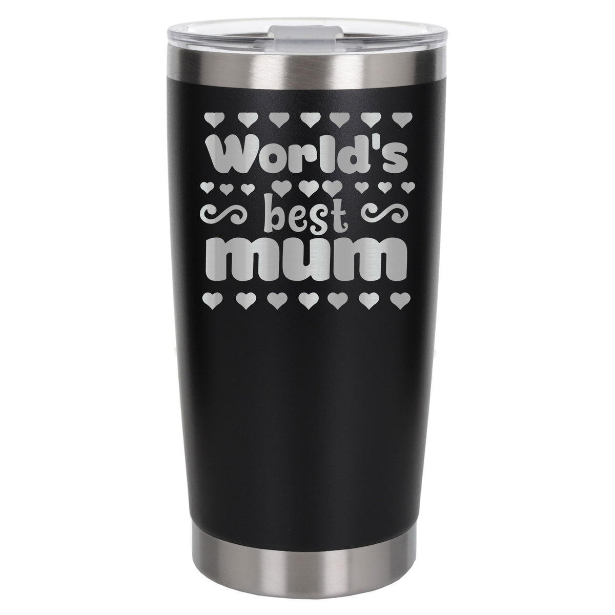 Black Thermal Metal Coffee Cup