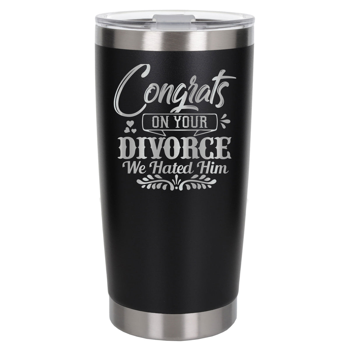 Black Thermal Metal Coffee Cup