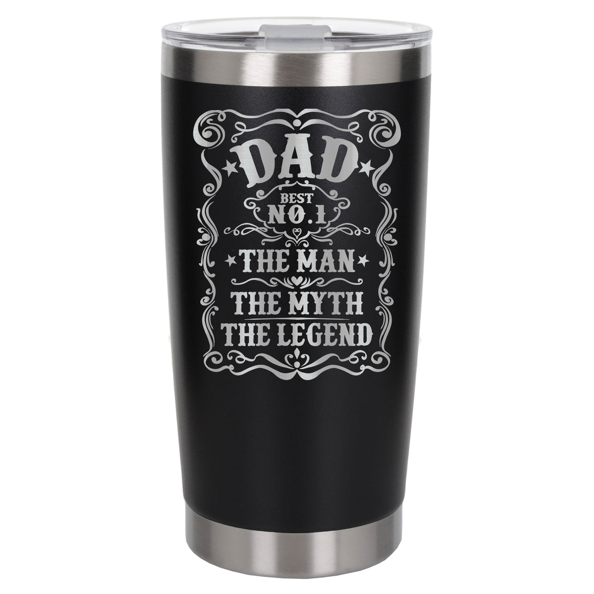 Black Thermal Metal Coffee Cup