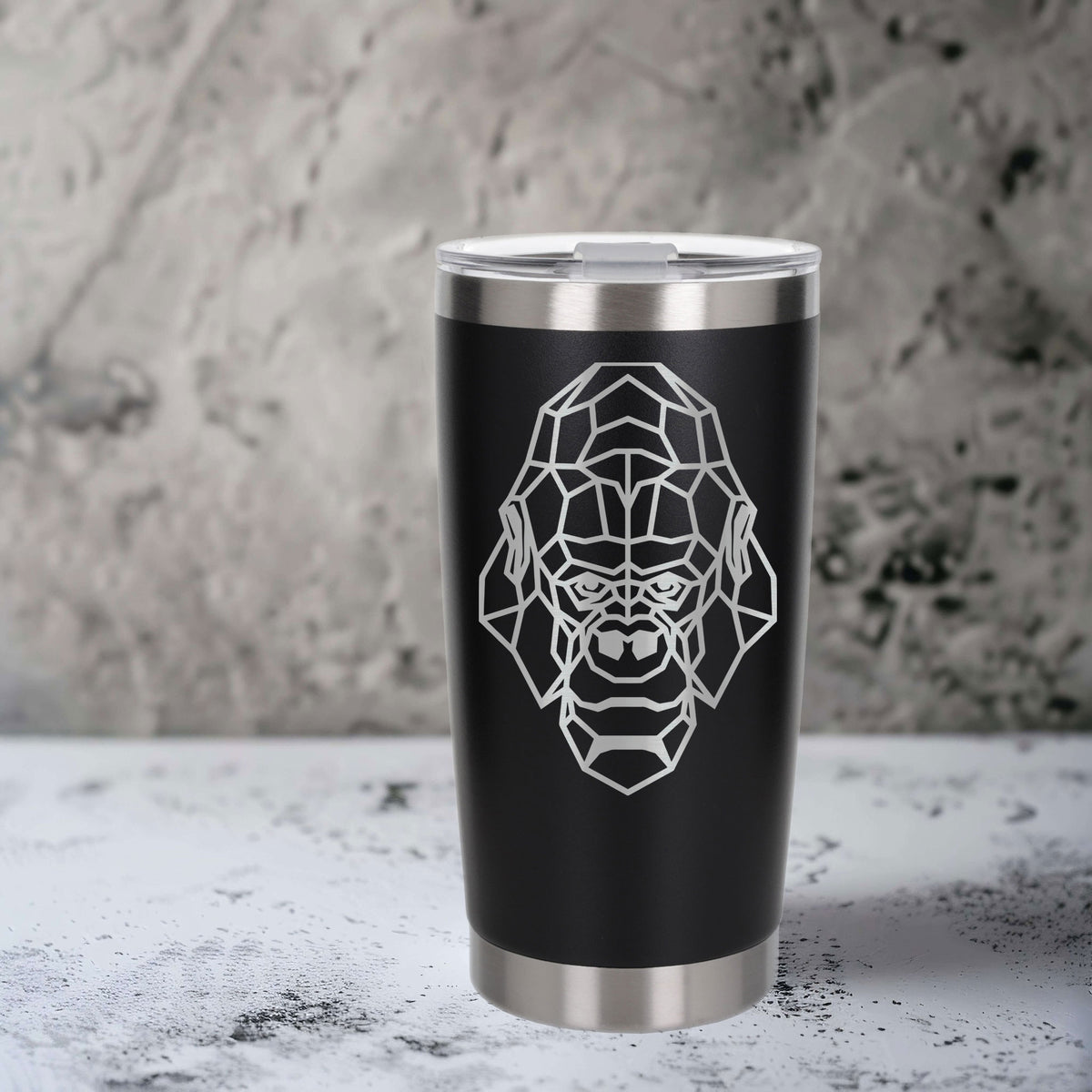 Black Thermal Metal Coffee Cup
