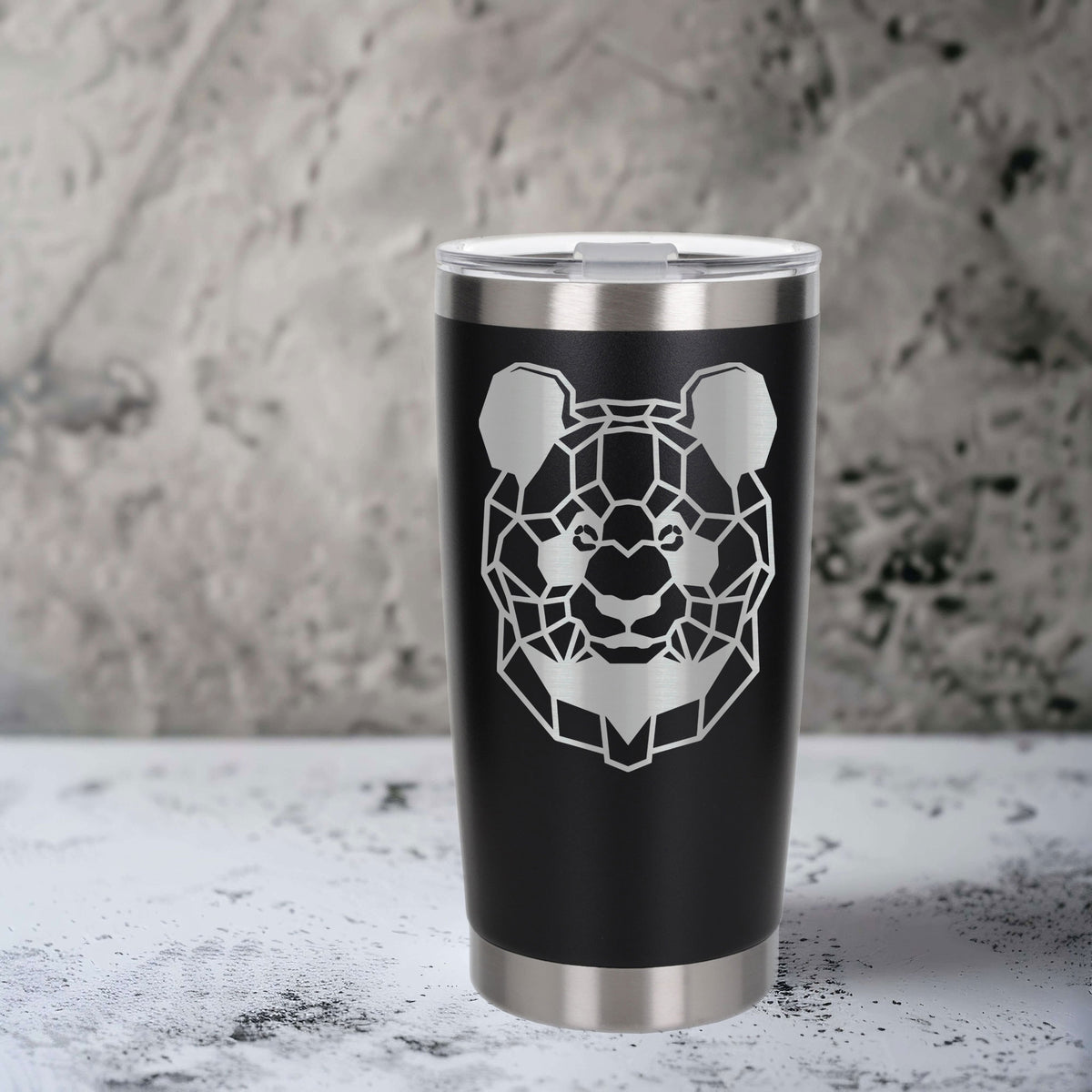 Black Thermal Metal Coffee Cup