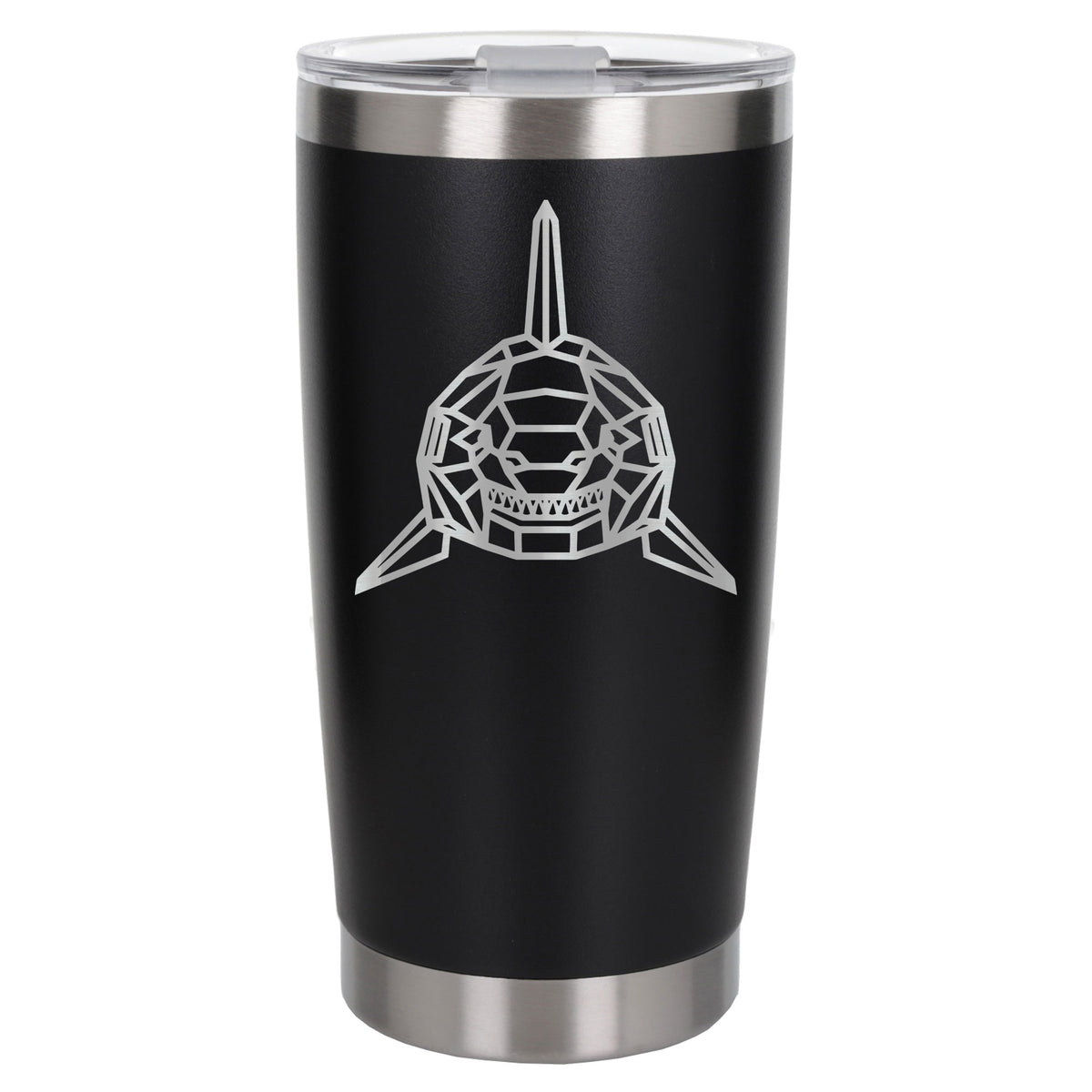 Black Thermal Metal Coffee Cup