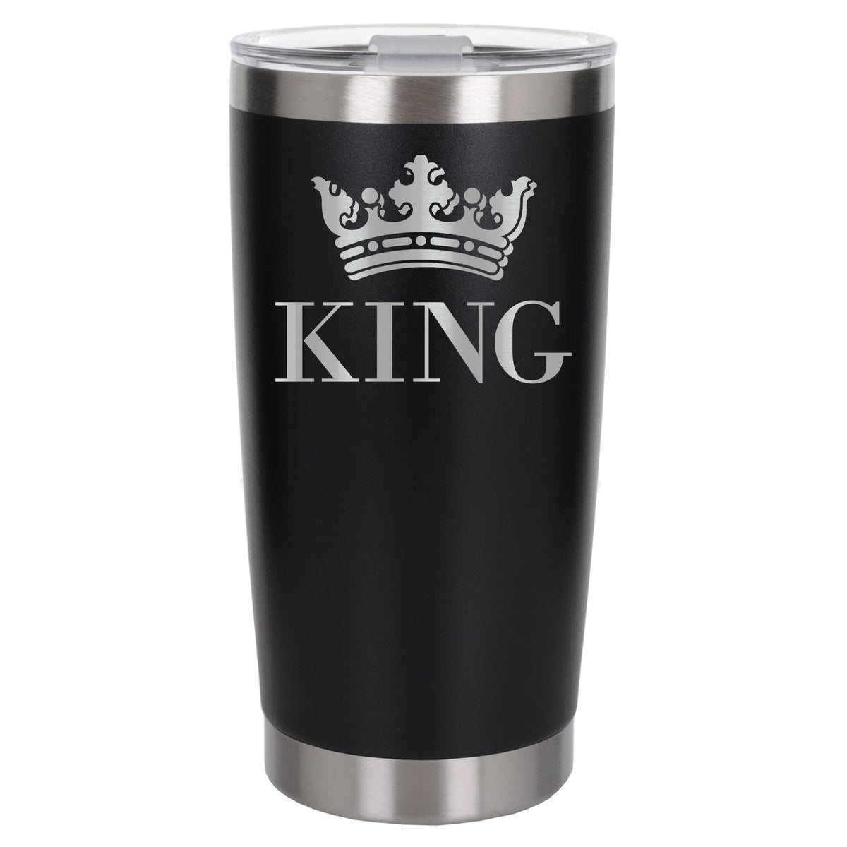Black Thermal Metal Coffee Cup