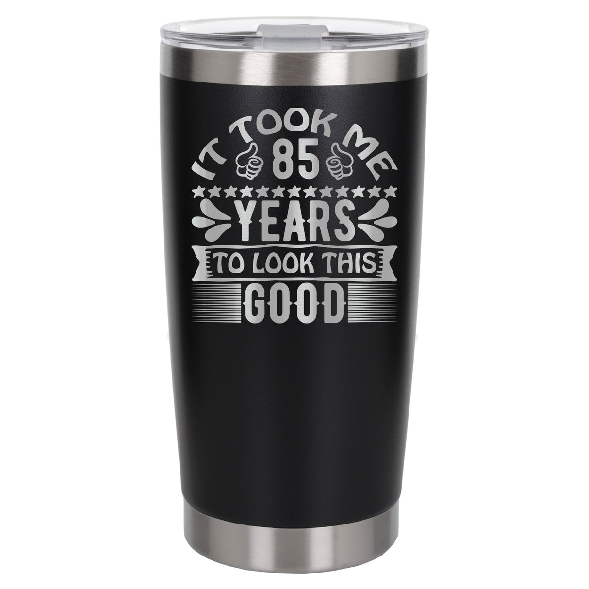 Black Thermal Metal Coffee Cup