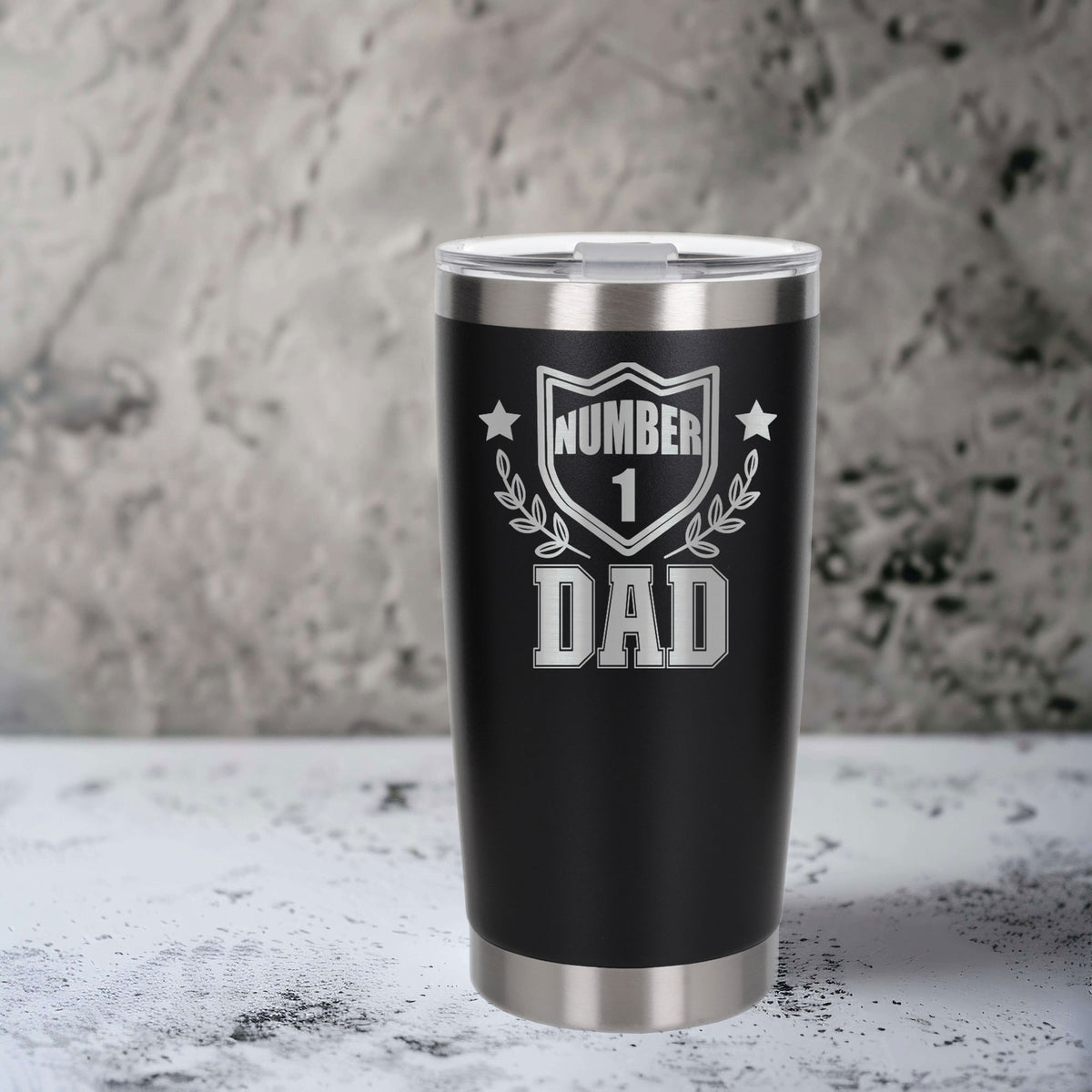 Black Thermal Metal Coffee Cup