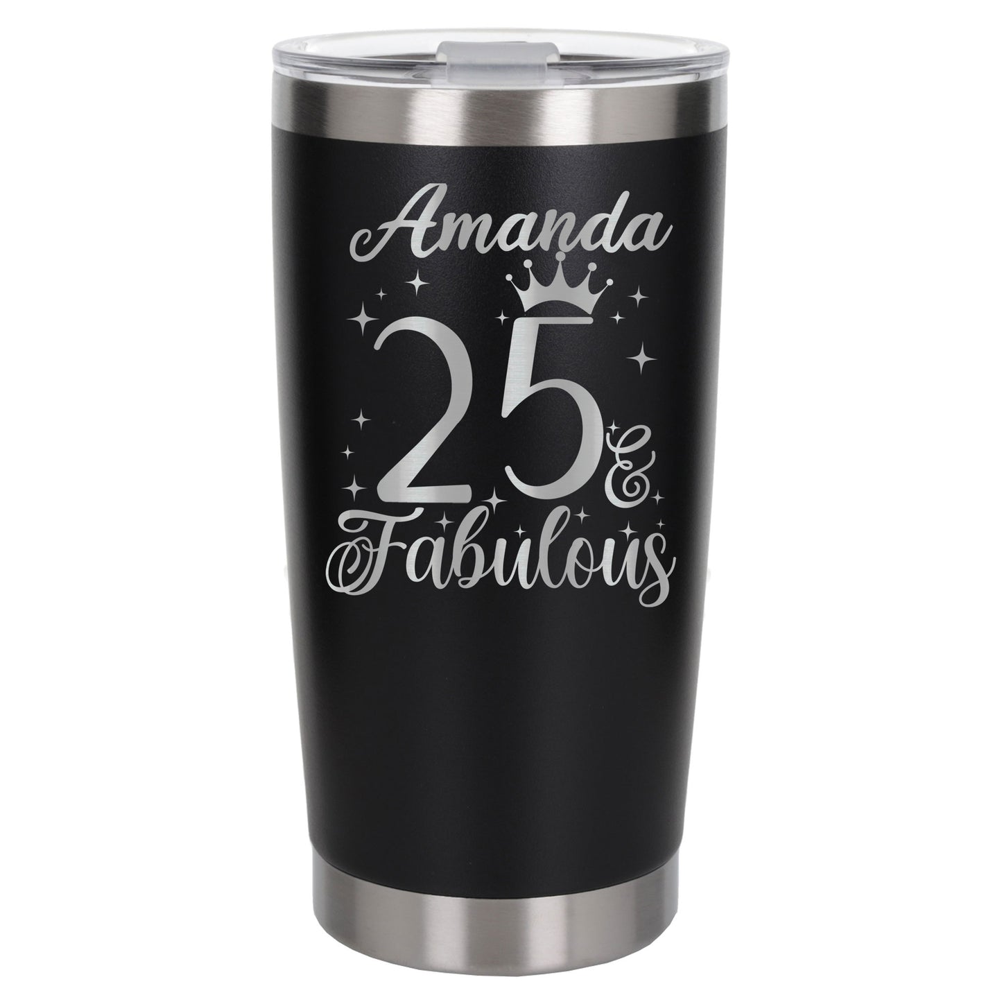 Black Thermal Metal Coffee Cup
