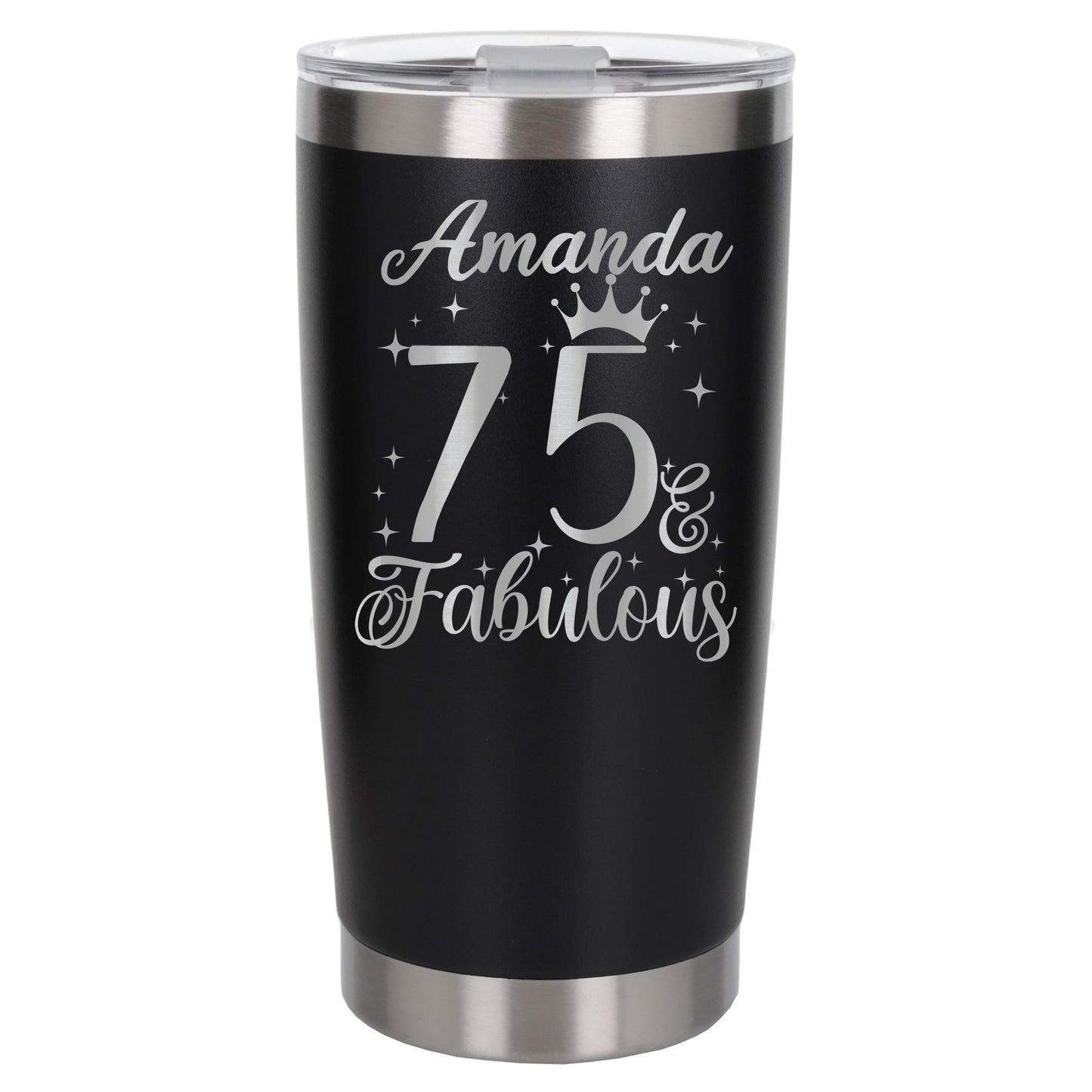 Black Thermal Metal Coffee Cup