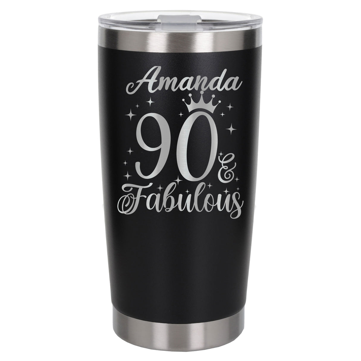 Black Thermal Metal Coffee Cup