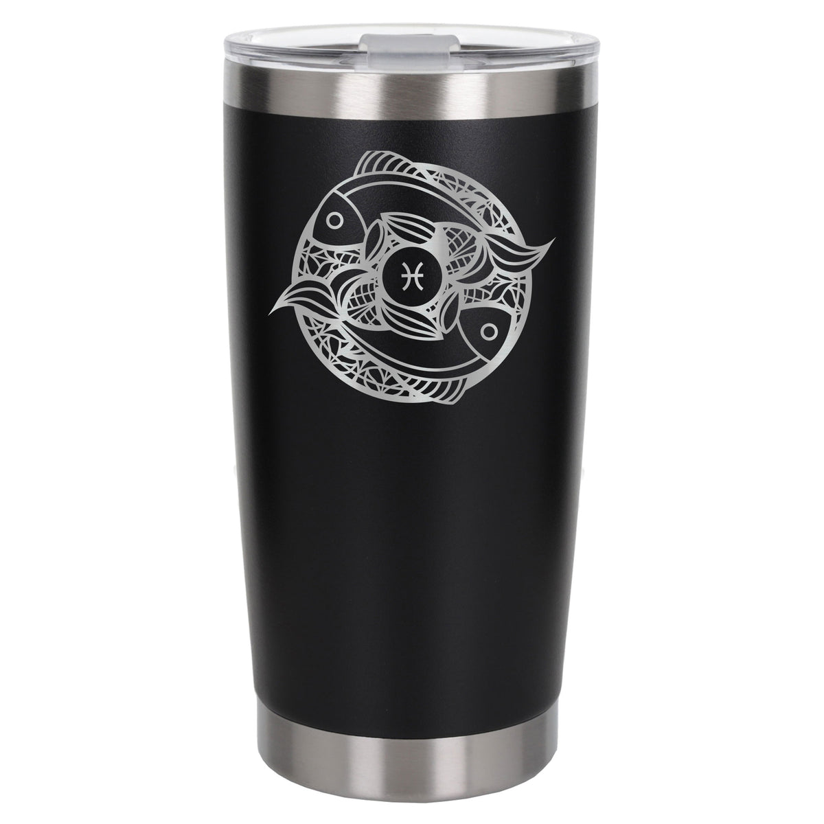 Black Thermal Metal Coffee Cup