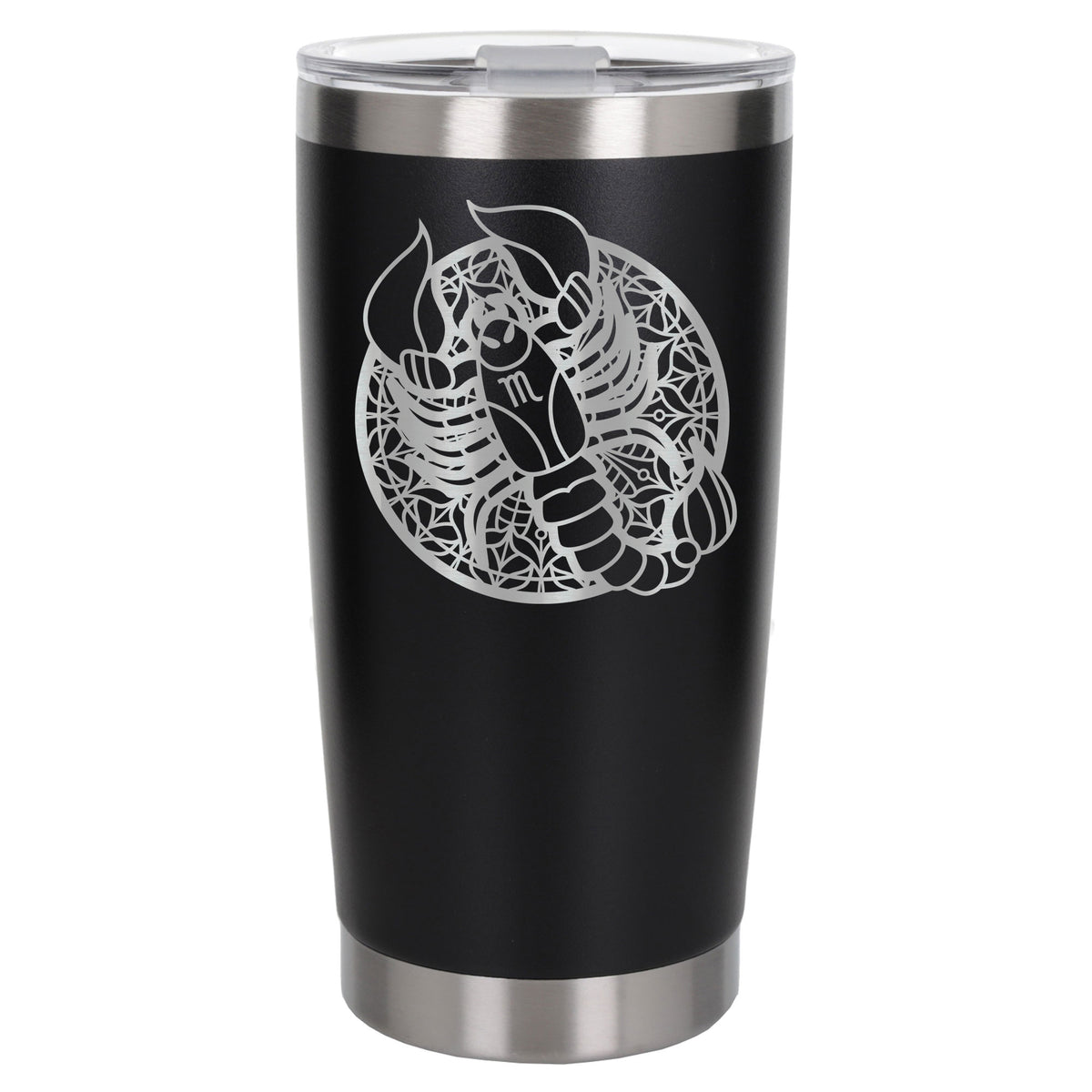 Black Thermal Metal Coffee Cup