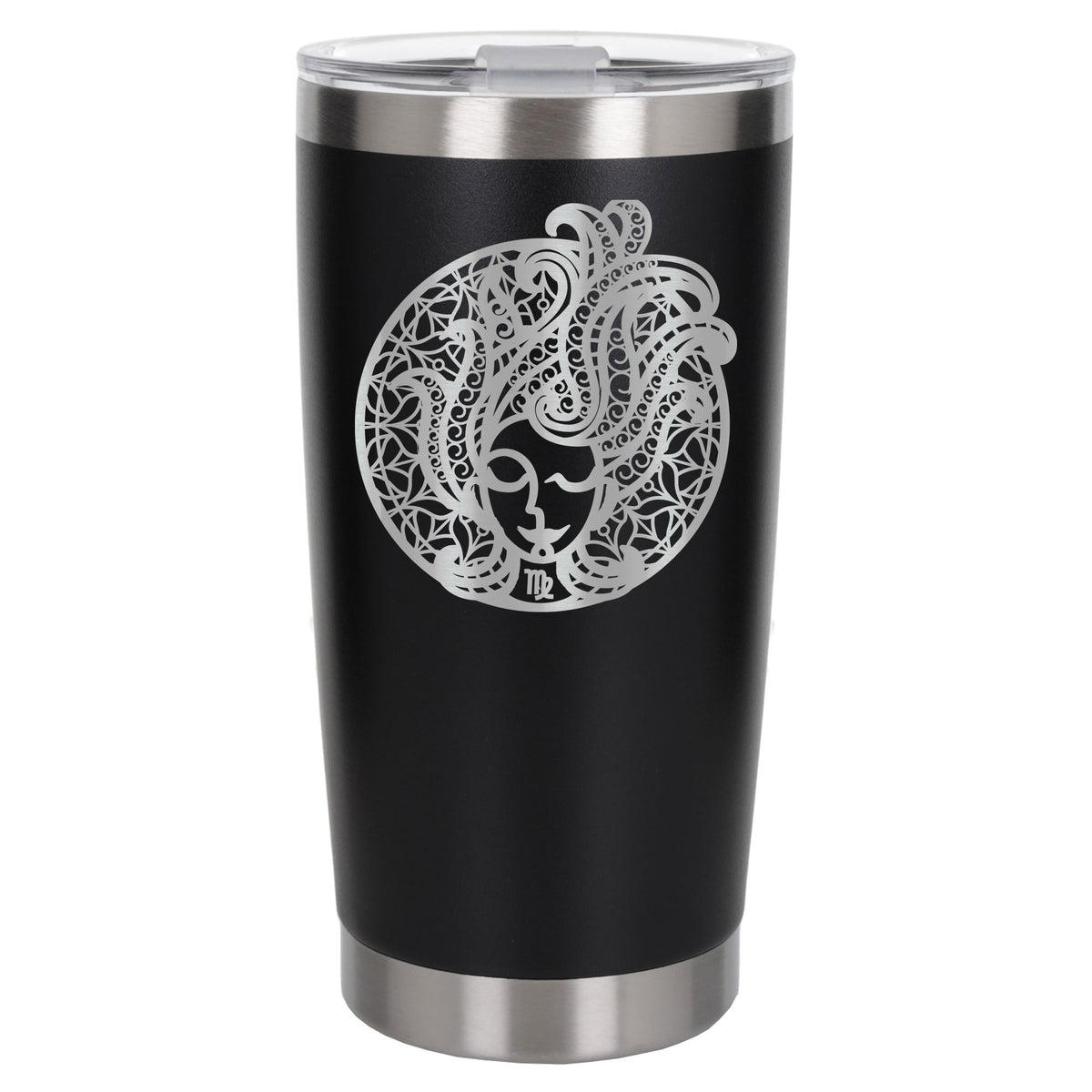 Black Thermal Metal Coffee Cup