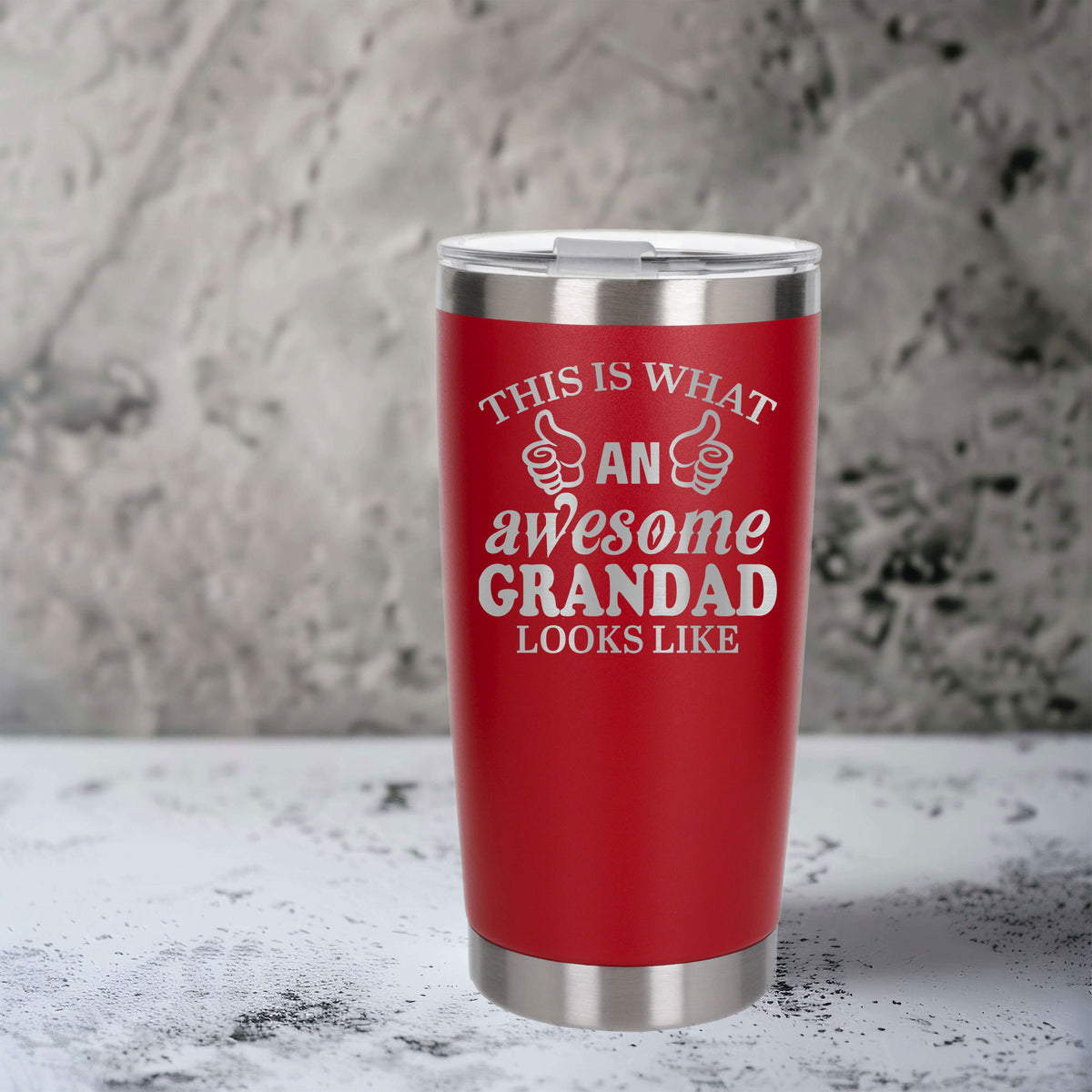 Red Thermal Metal Coffee Cup