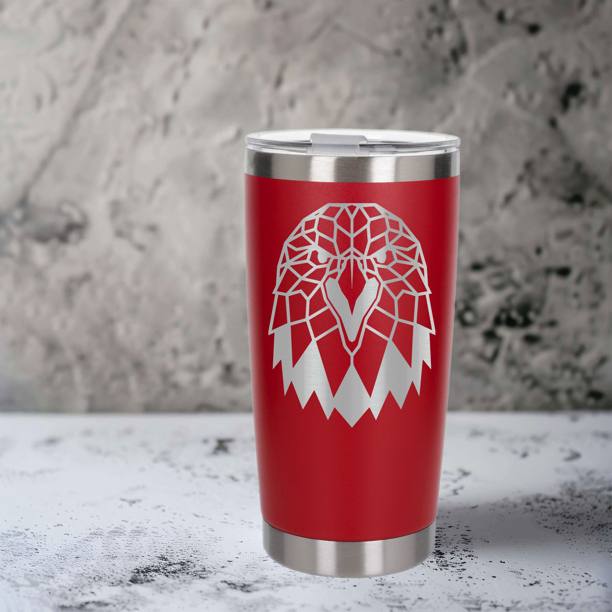 Red Thermal Metal Coffee Cup