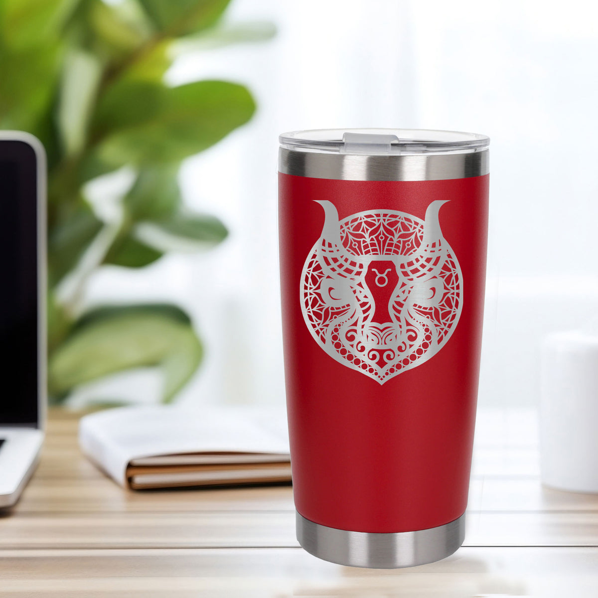 Red Thermal Metal Coffee Cup