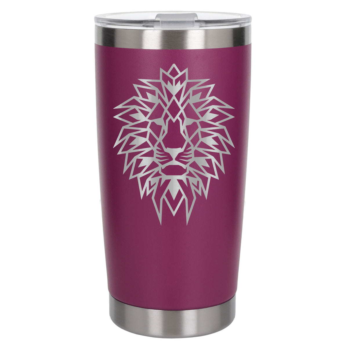 Dark Pink Thermal Metal Coffee Cup