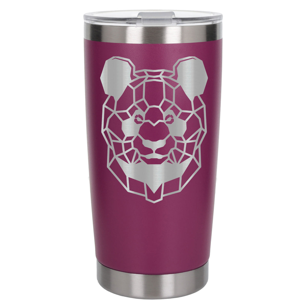 Dark Pink Thermal Metal Coffee Cup