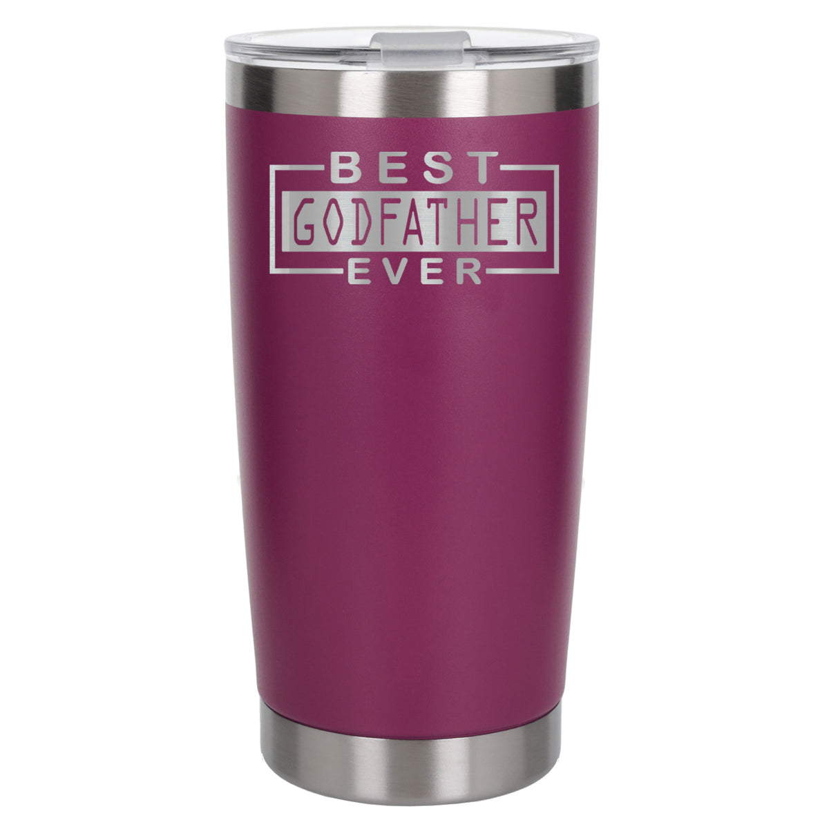 Dark Pink Thermal Metal Coffee Cup