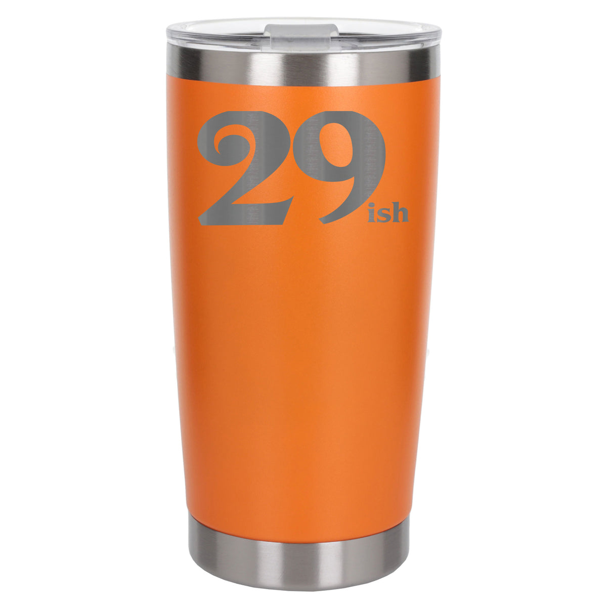 Orange Thermal Metal Coffee Cup