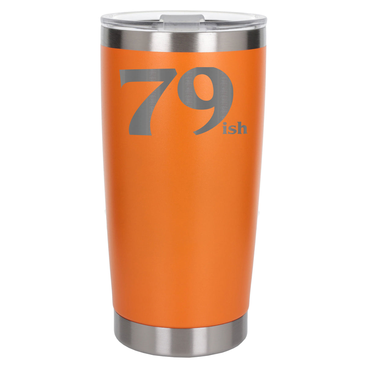 Orange Thermal Metal Coffee Cup