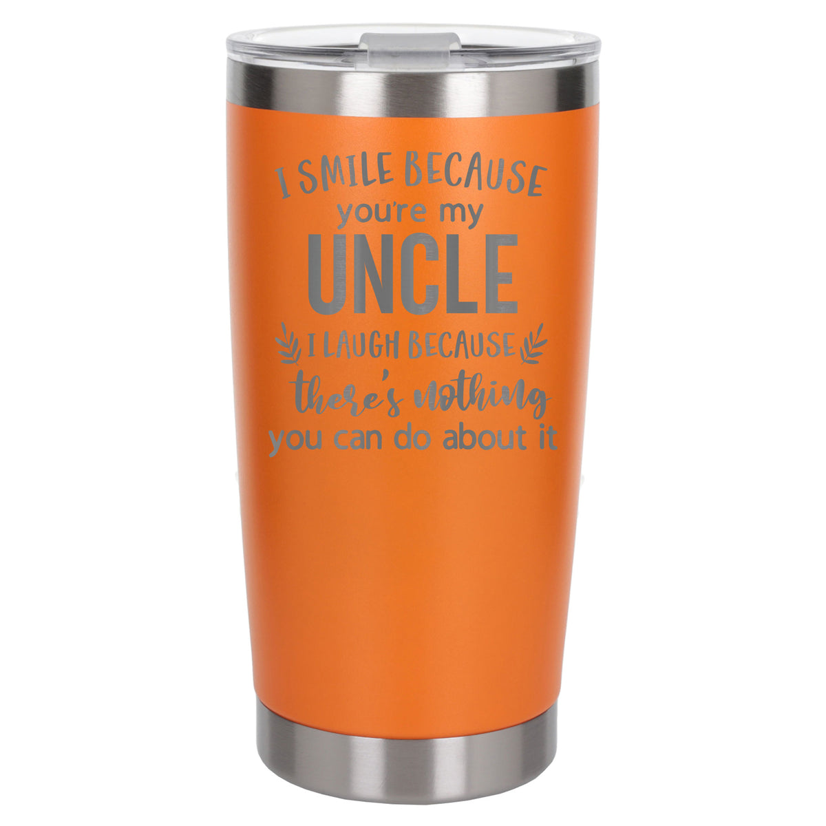 Orange Thermal Metal Coffee Cup