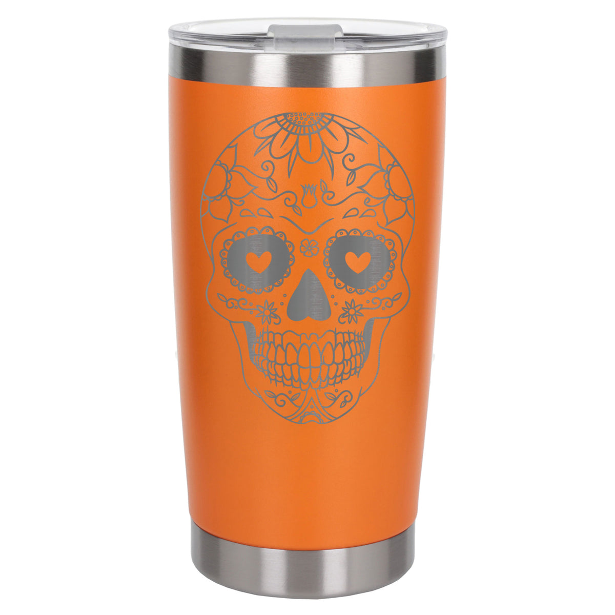 Orange Thermal Metal Coffee Cup