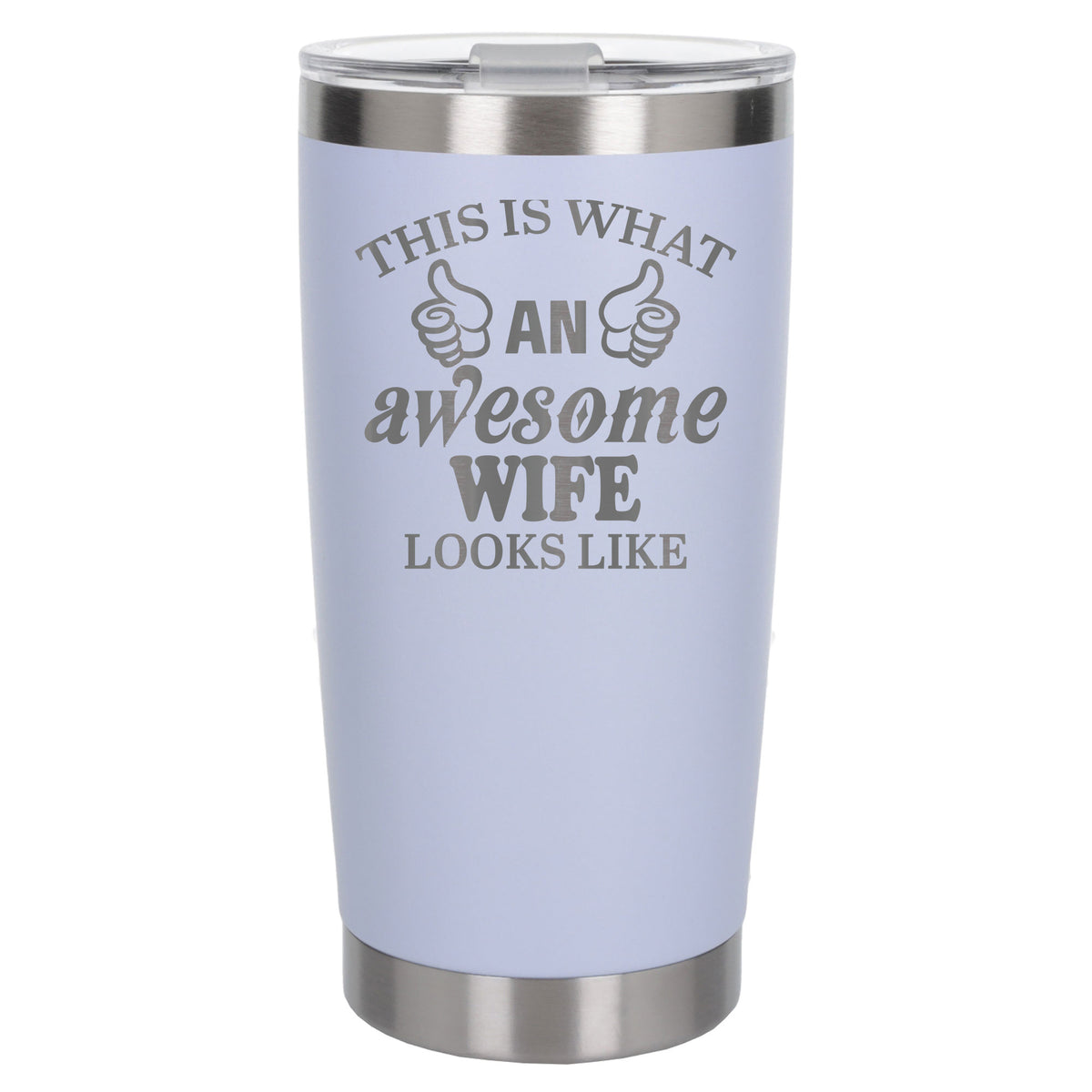 White Thermal Metal Coffee Cup