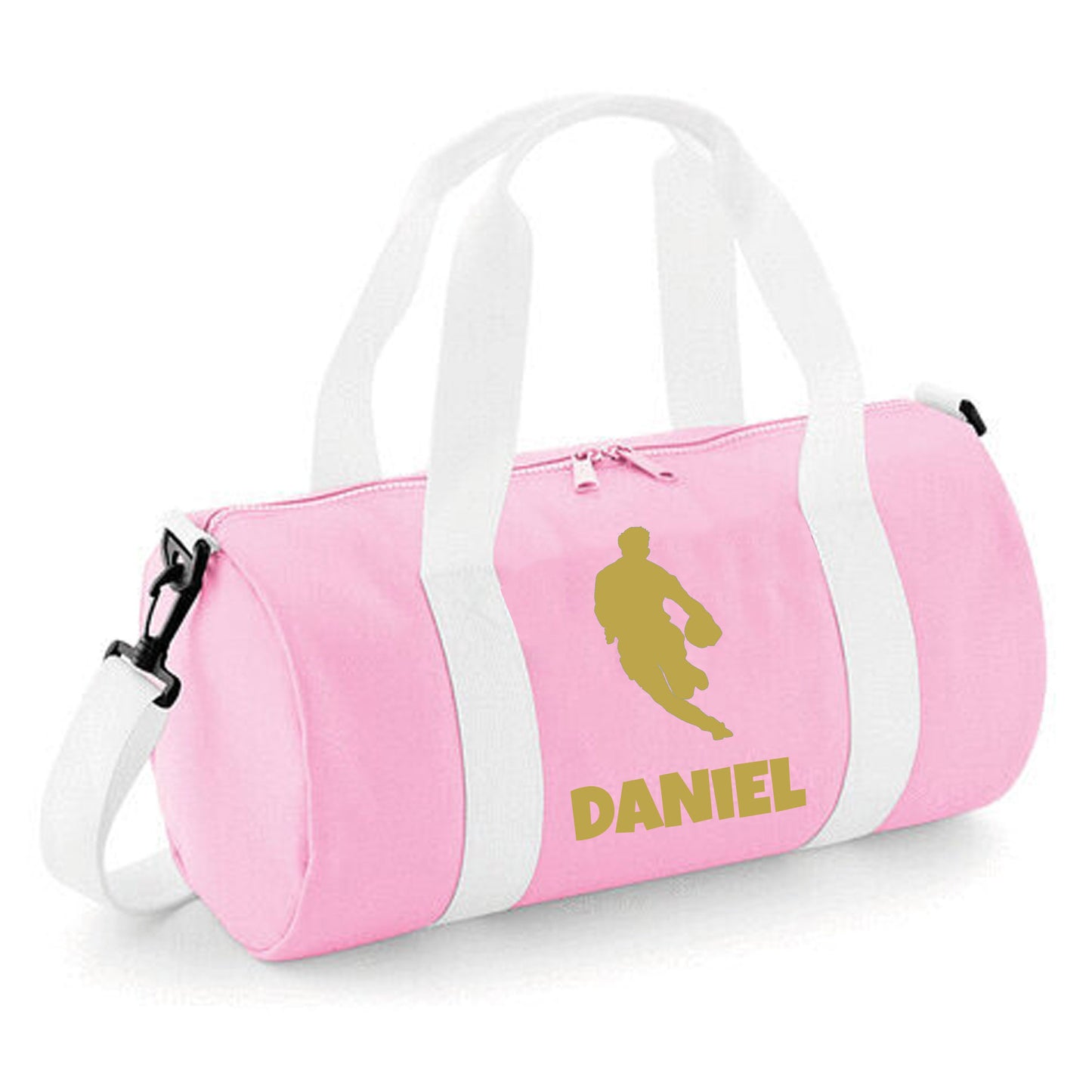 Personalised Rugby Player Barrel Bag 12L - With Logo and Name