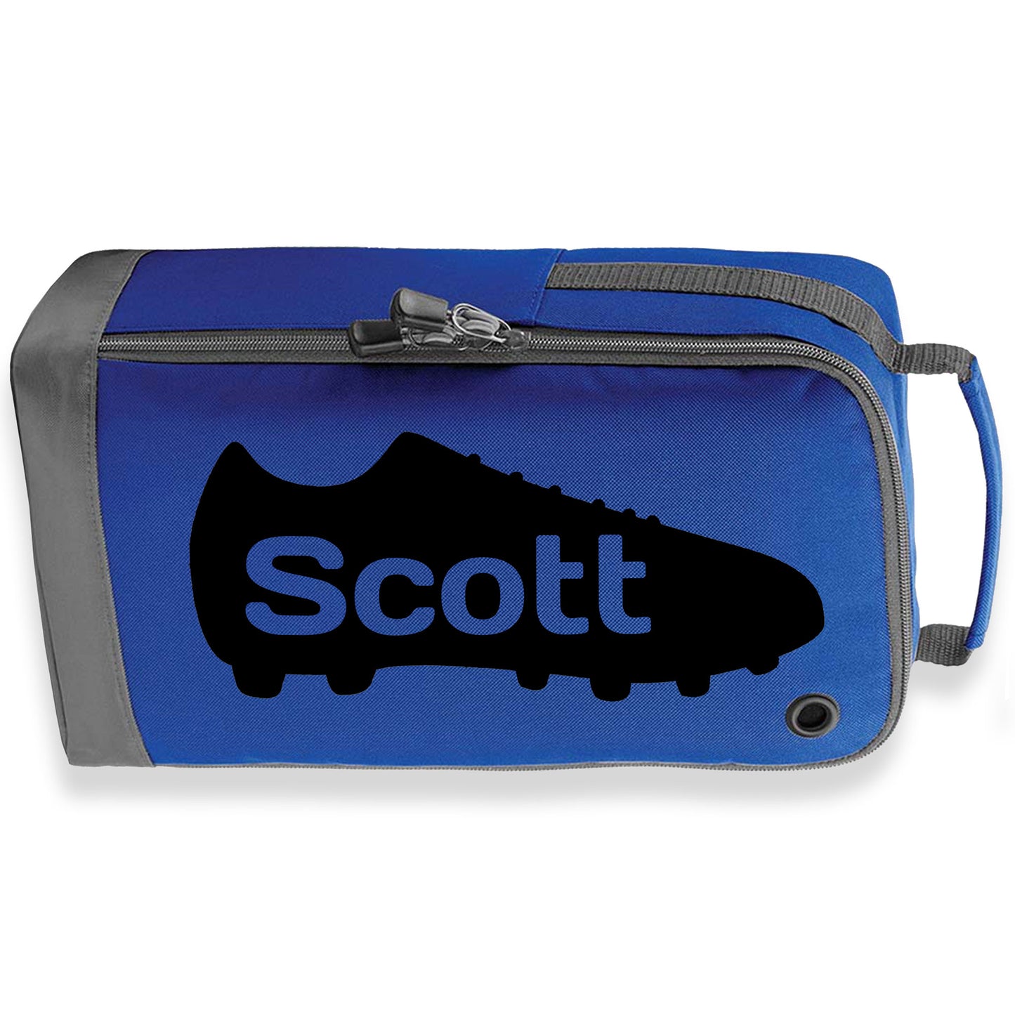 Personalised Football Boot Bag – Custom Design with Name  - Always Looking Good -    - Royal Blue