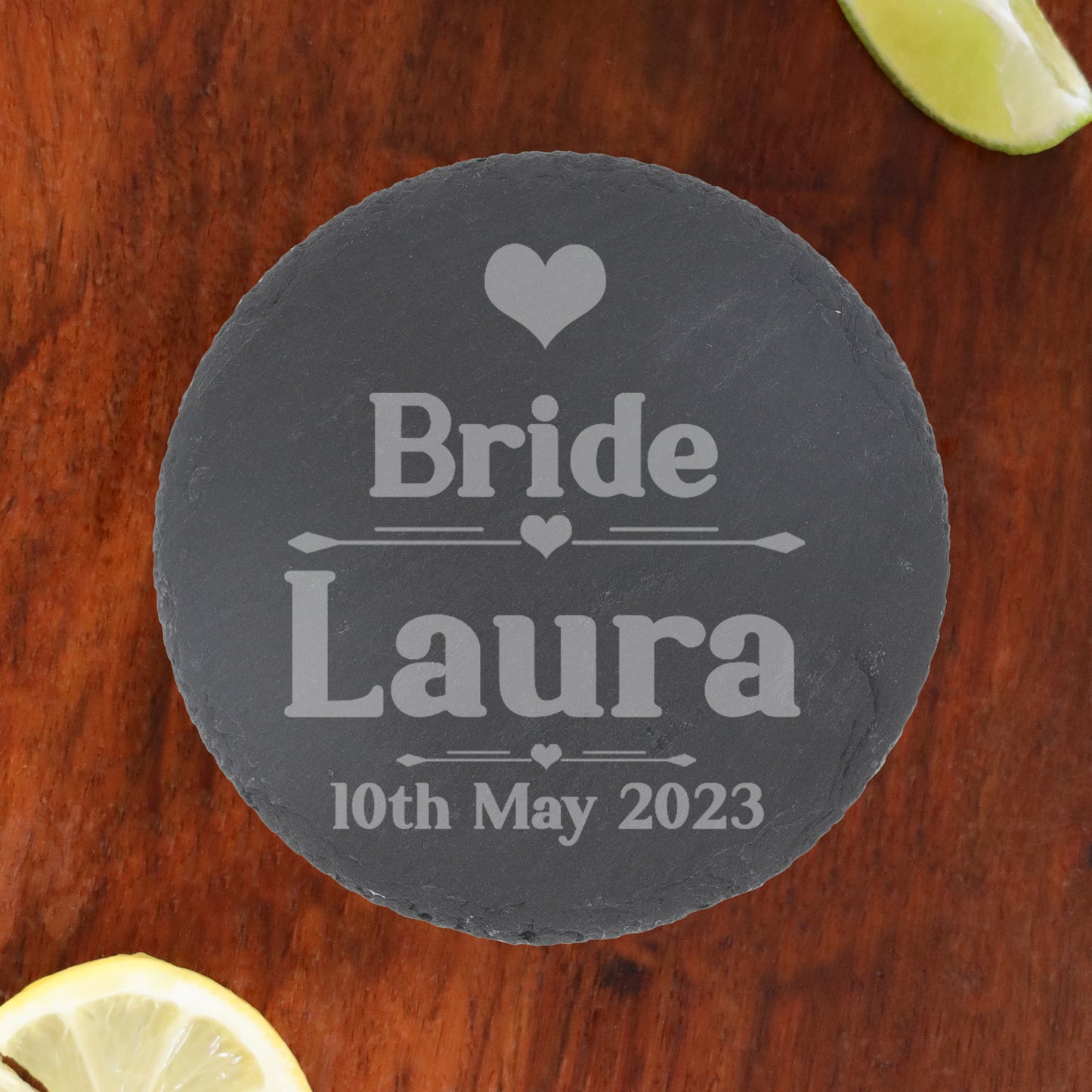 Personalised Bride & Groom Engraved Glass and/or Coaster Wedding Gift Set  - Always Looking Good -   