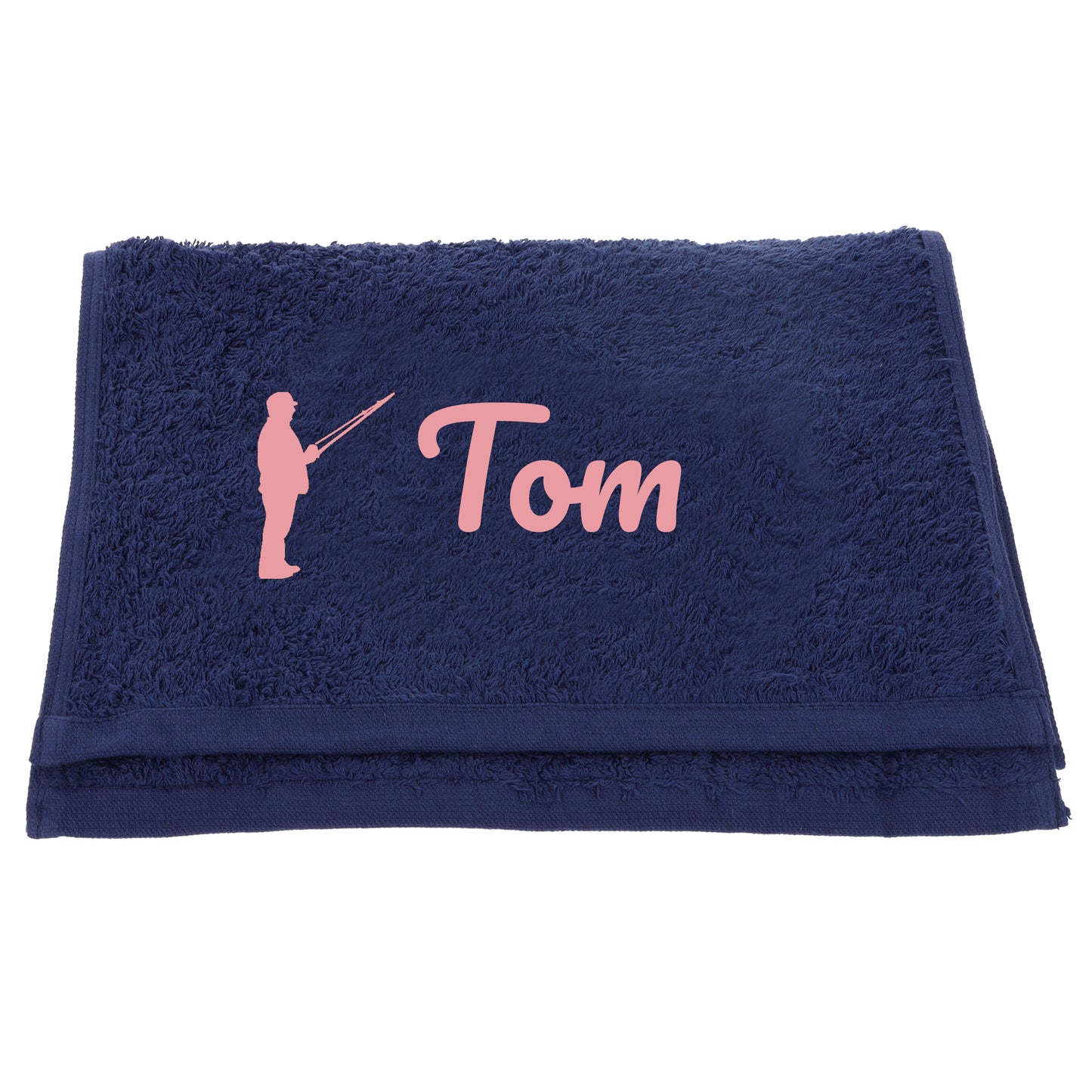 Personalised Embroidered Fishing Towel  - Always Looking Good -   