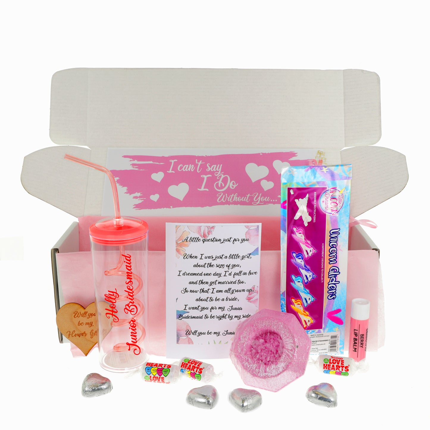 Personalised Flower Girl Gift – Pink Juice Cup Keepsake
- Always Looking Good -